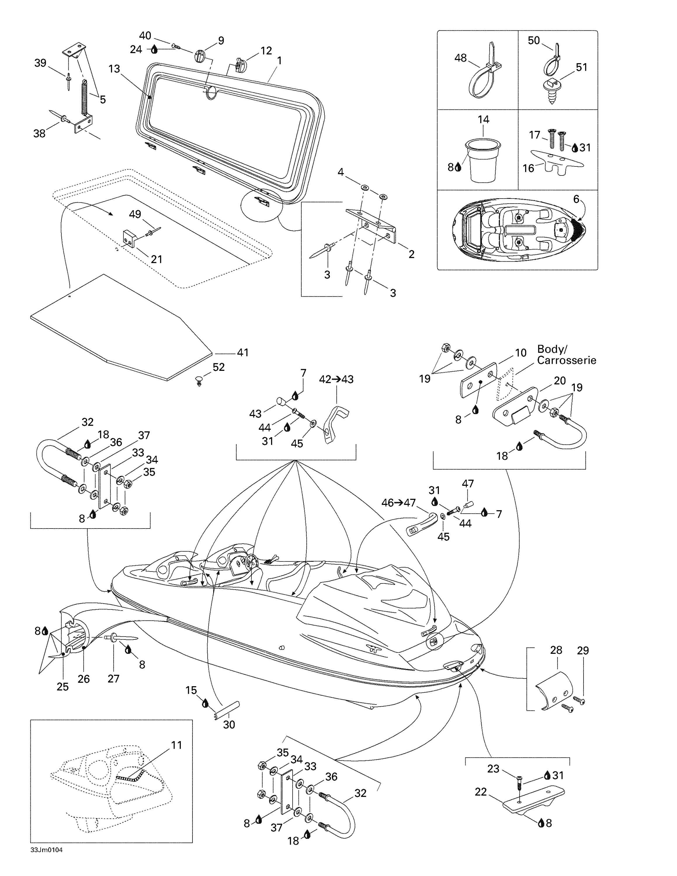 Central Cover And Accessories