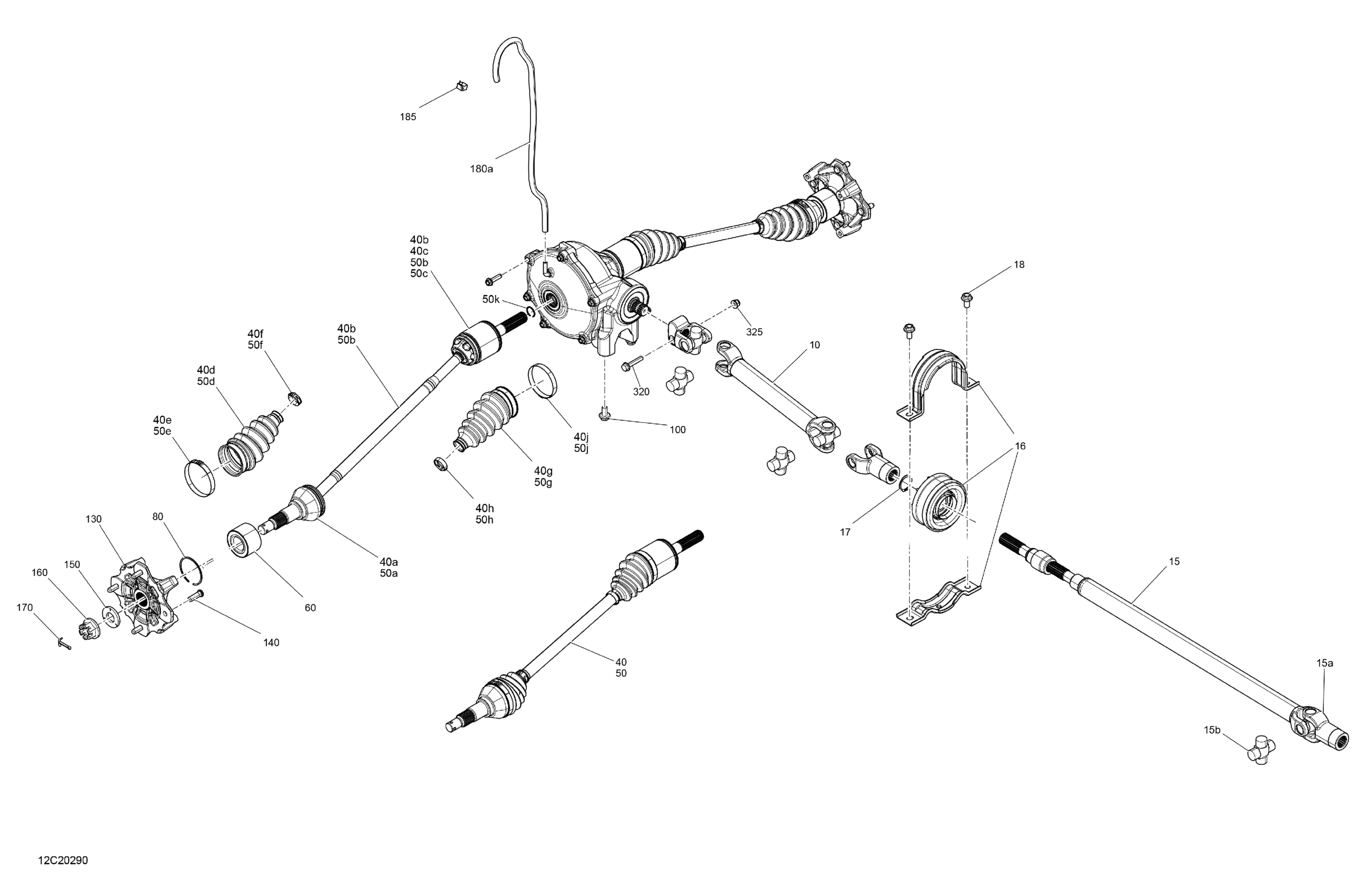 Front Drive - Common Parts - DPS - XT - XTP