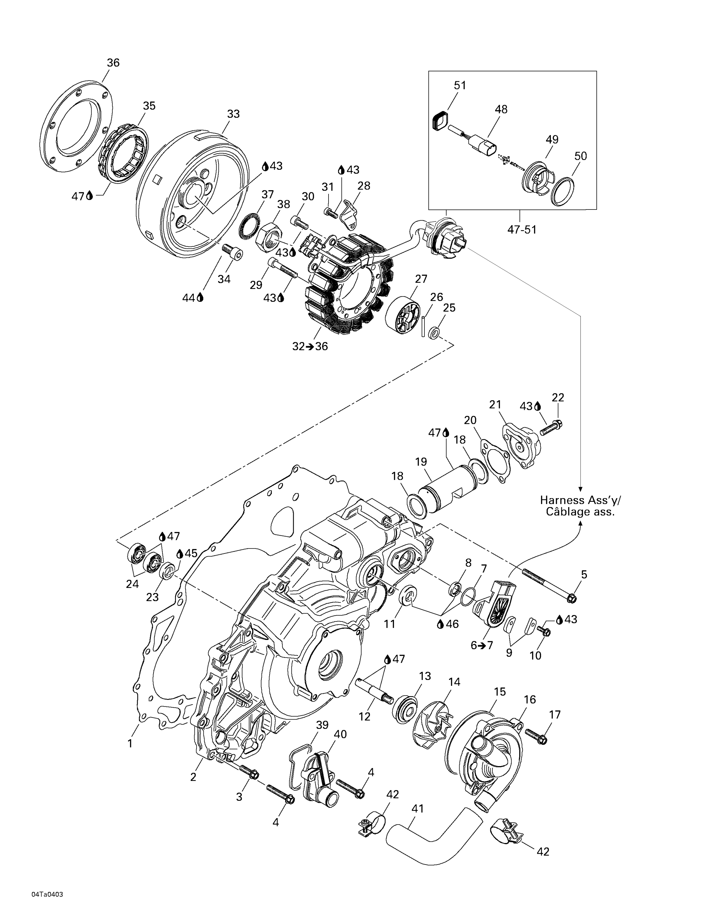 Ignition And Water Pump
