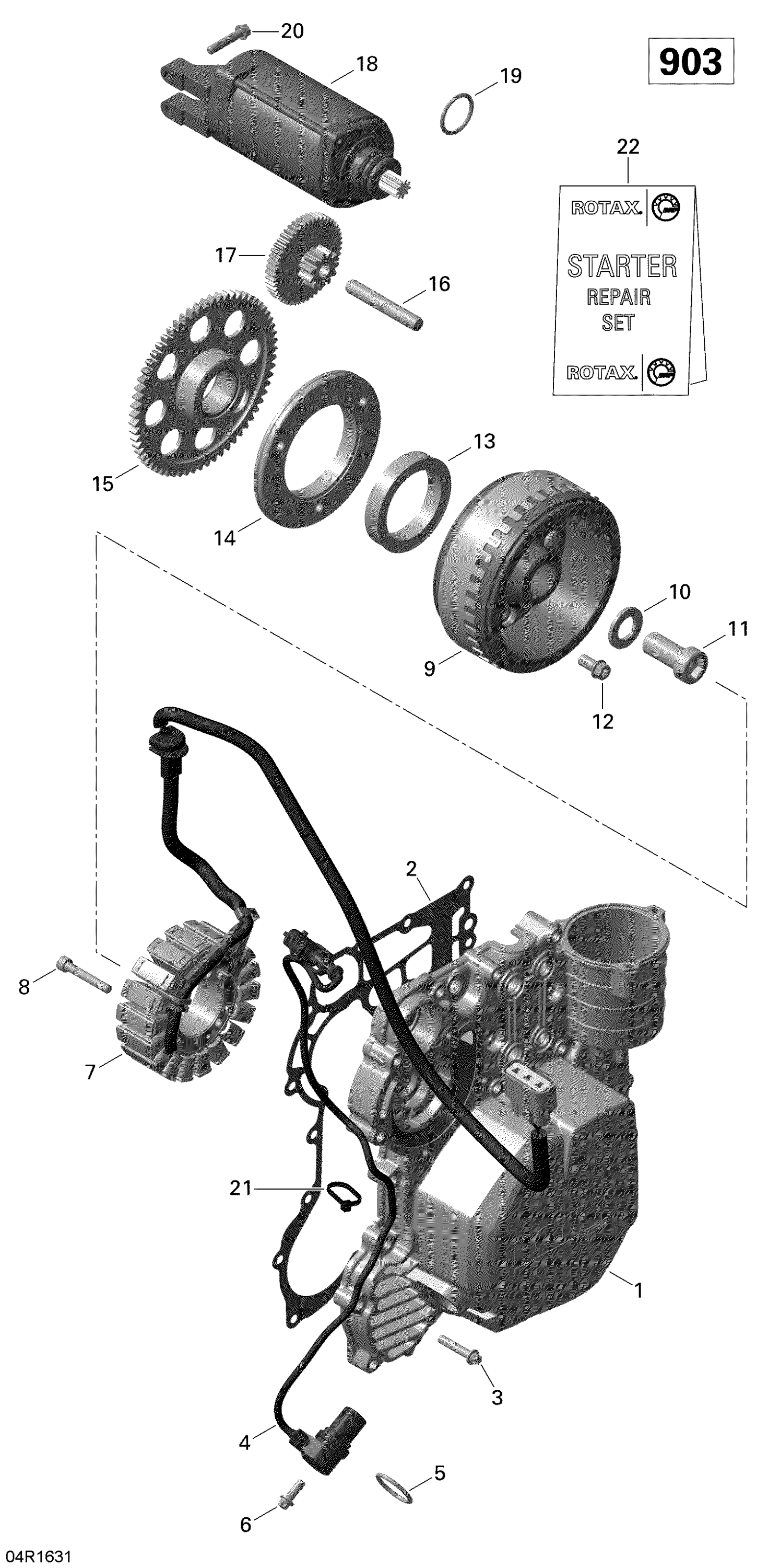 Magneto And Electric Starter _04R1411
