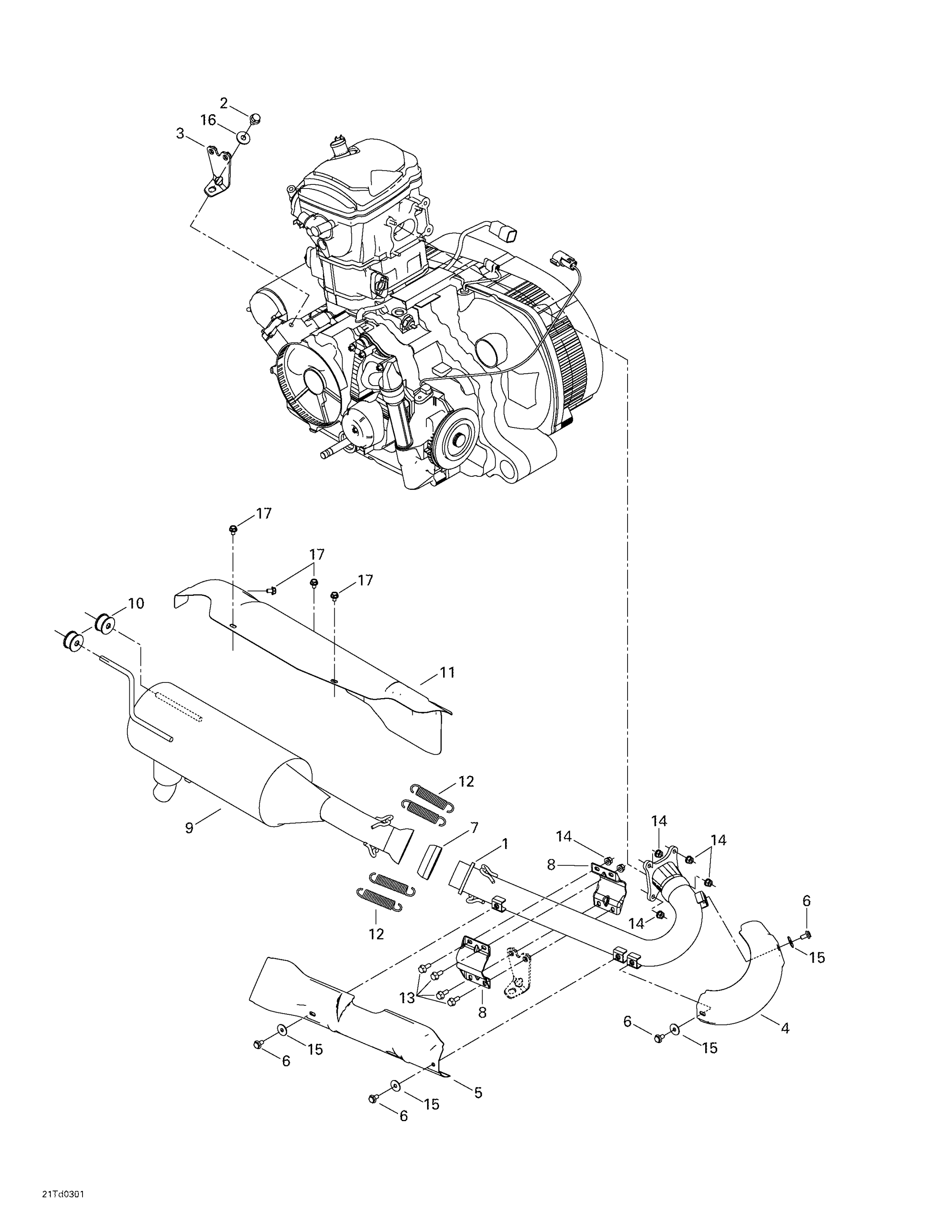 Схема узла: Exhaust System