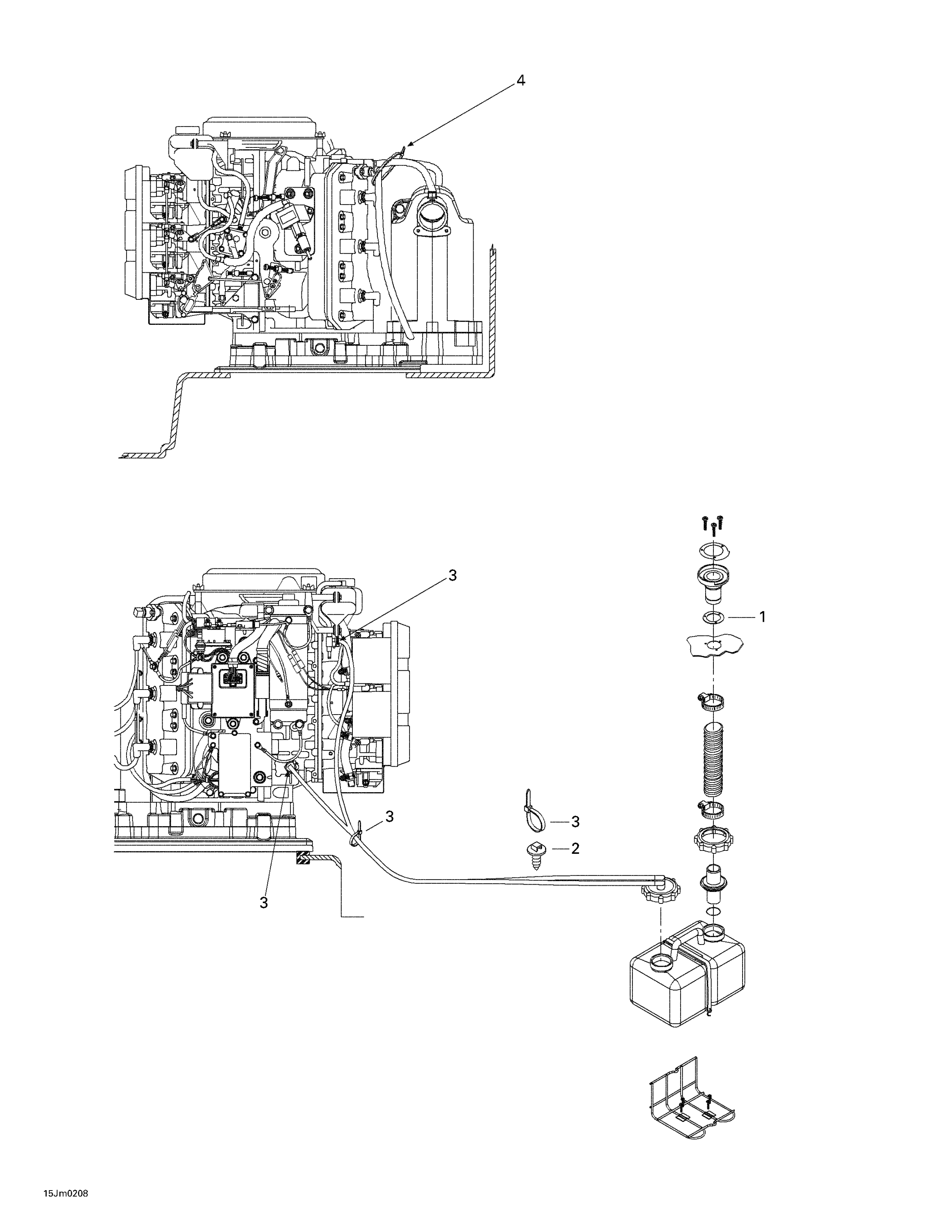 Схема узла: Oil Injection System