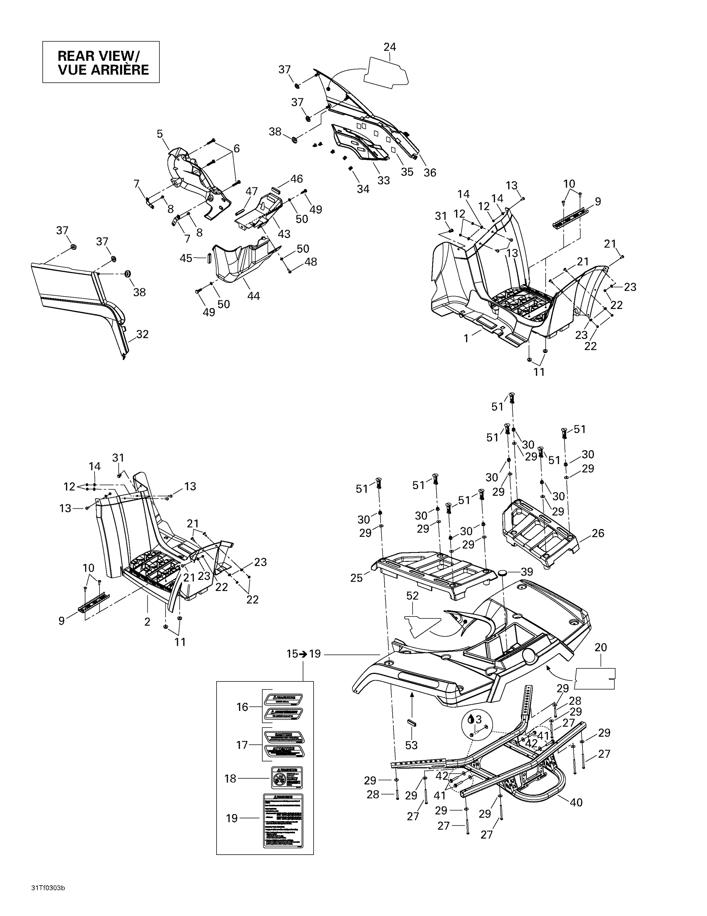 Body And Accessories, Rear View