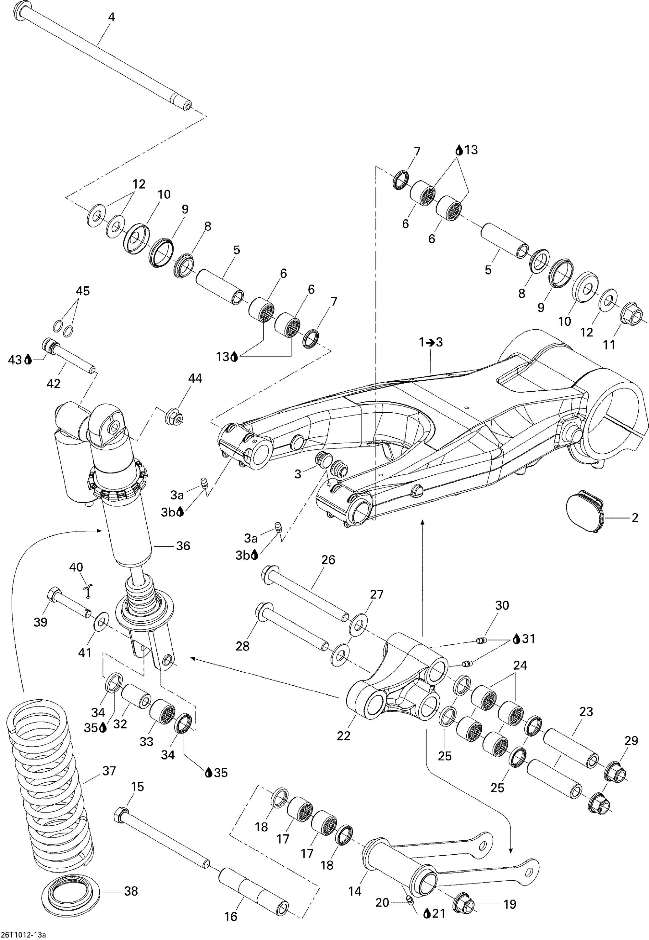 Схема узла: Rear Suspension Xxc