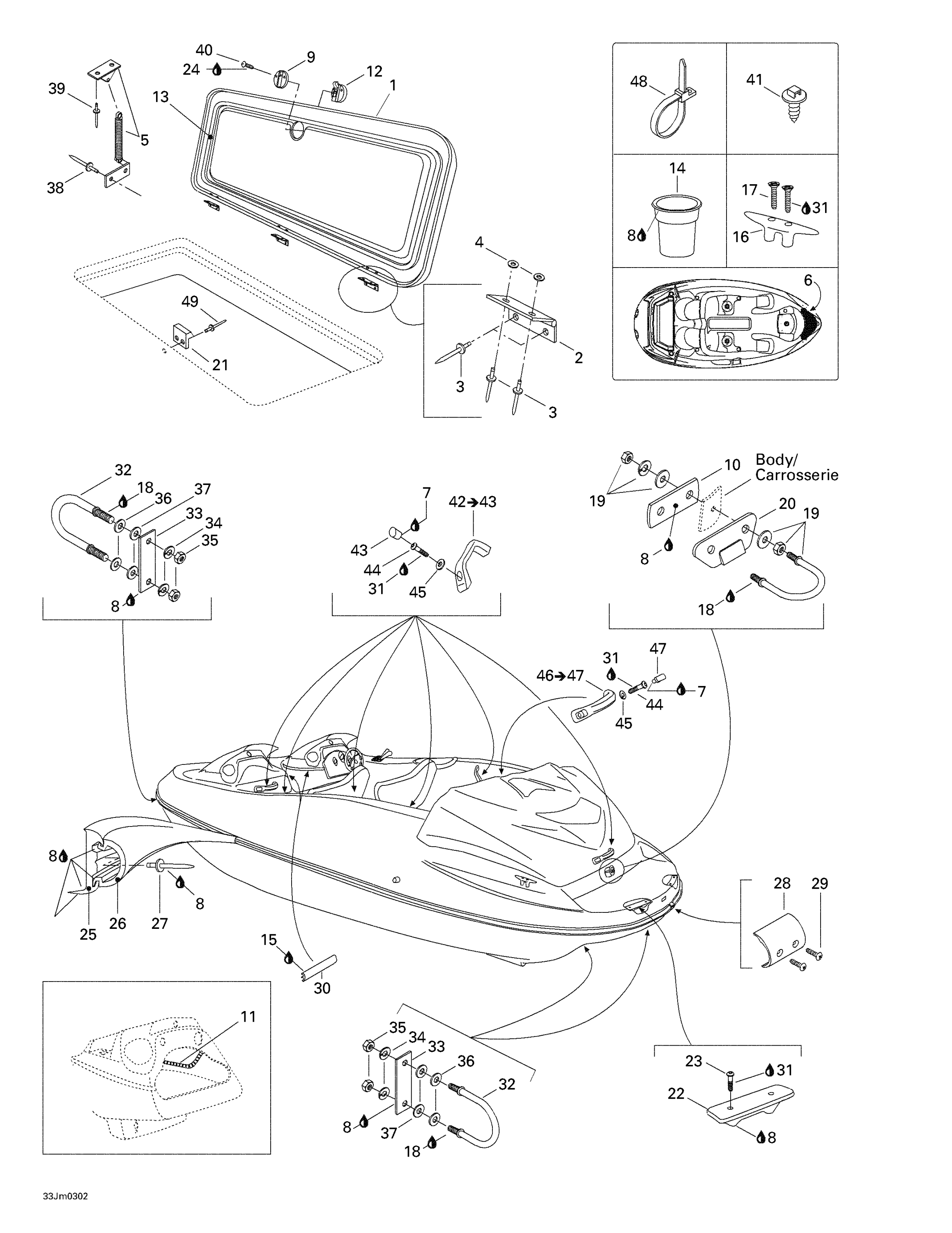 Central Cover And Accessories