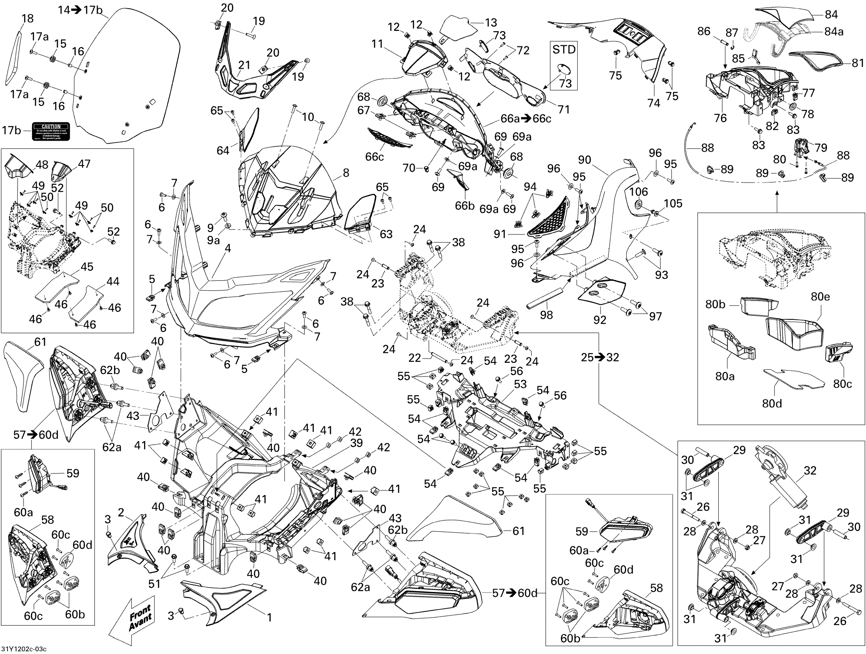 Схема узла: Body And Accessories Console