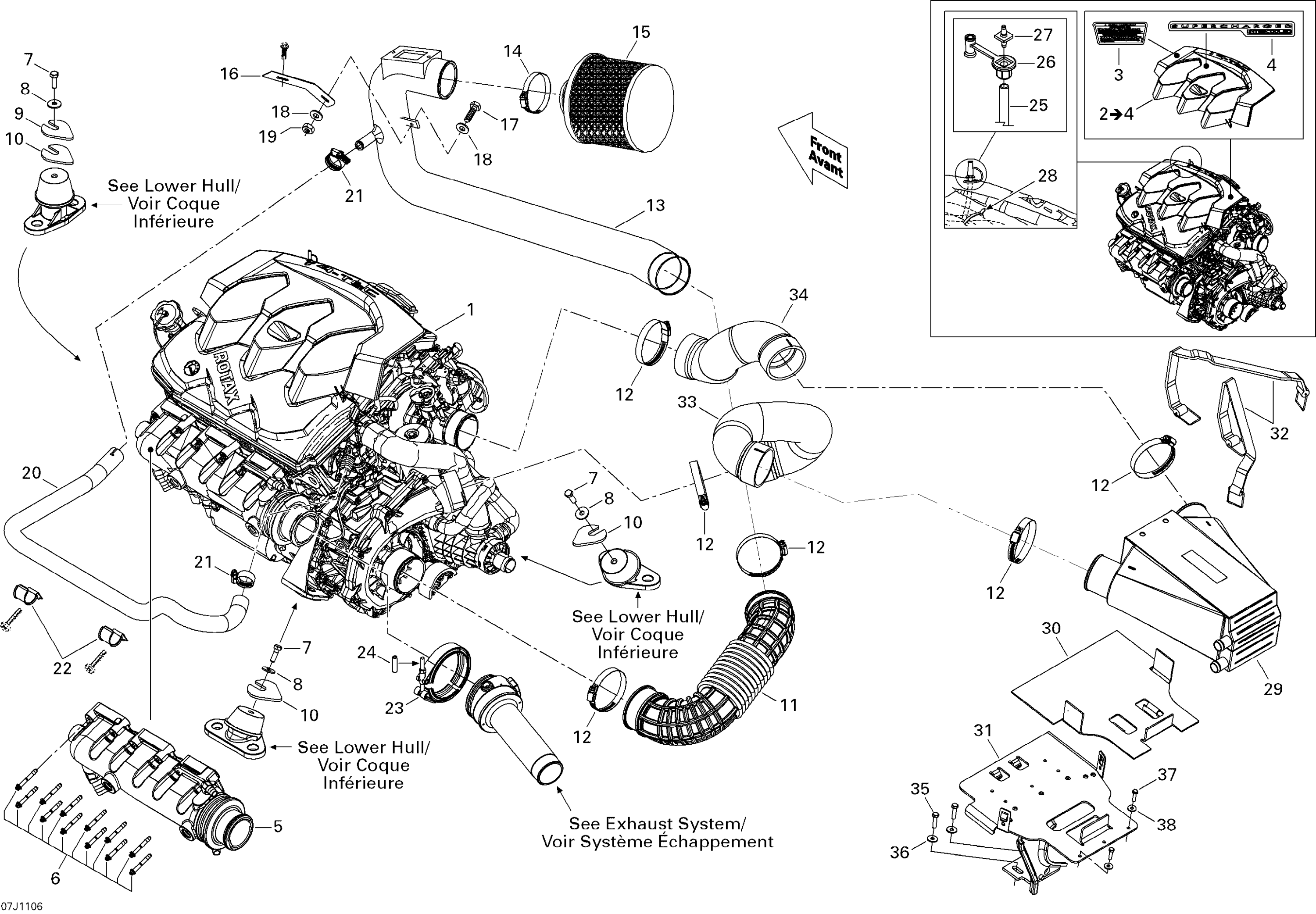 Engine And Air Intake Silencer