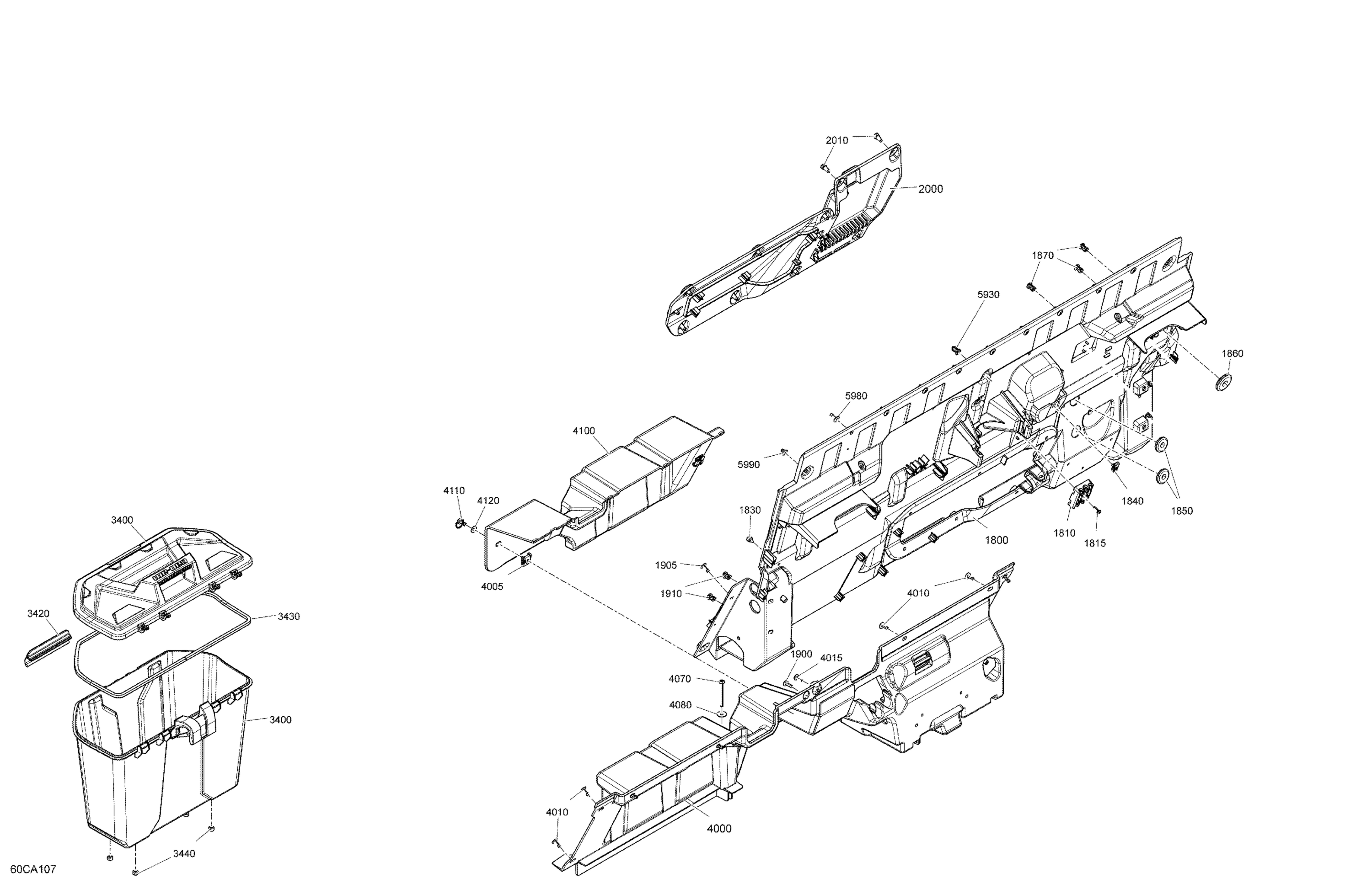 Cab Interior - Back Wall - XT