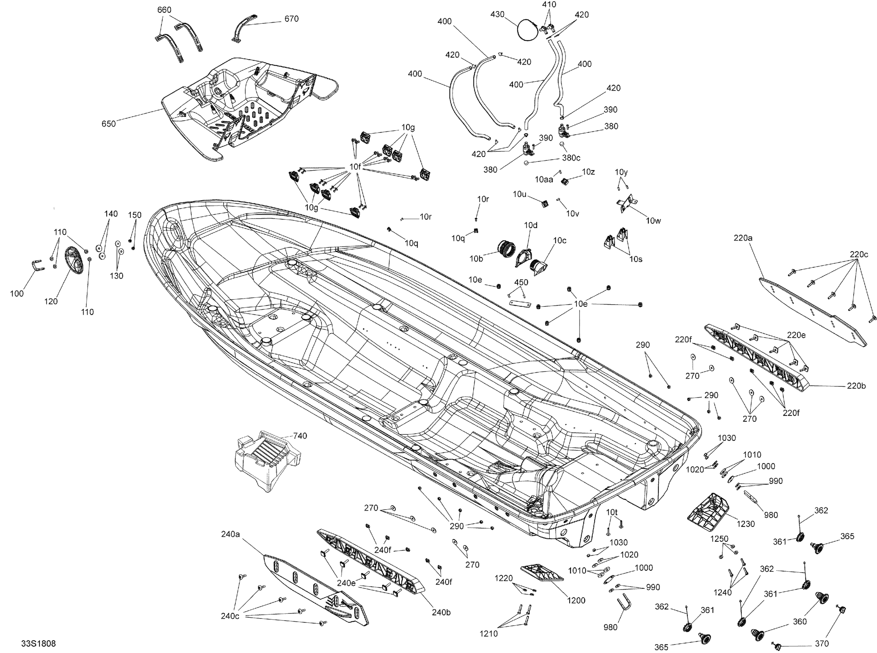 Схема узла: Hull RXP - 300