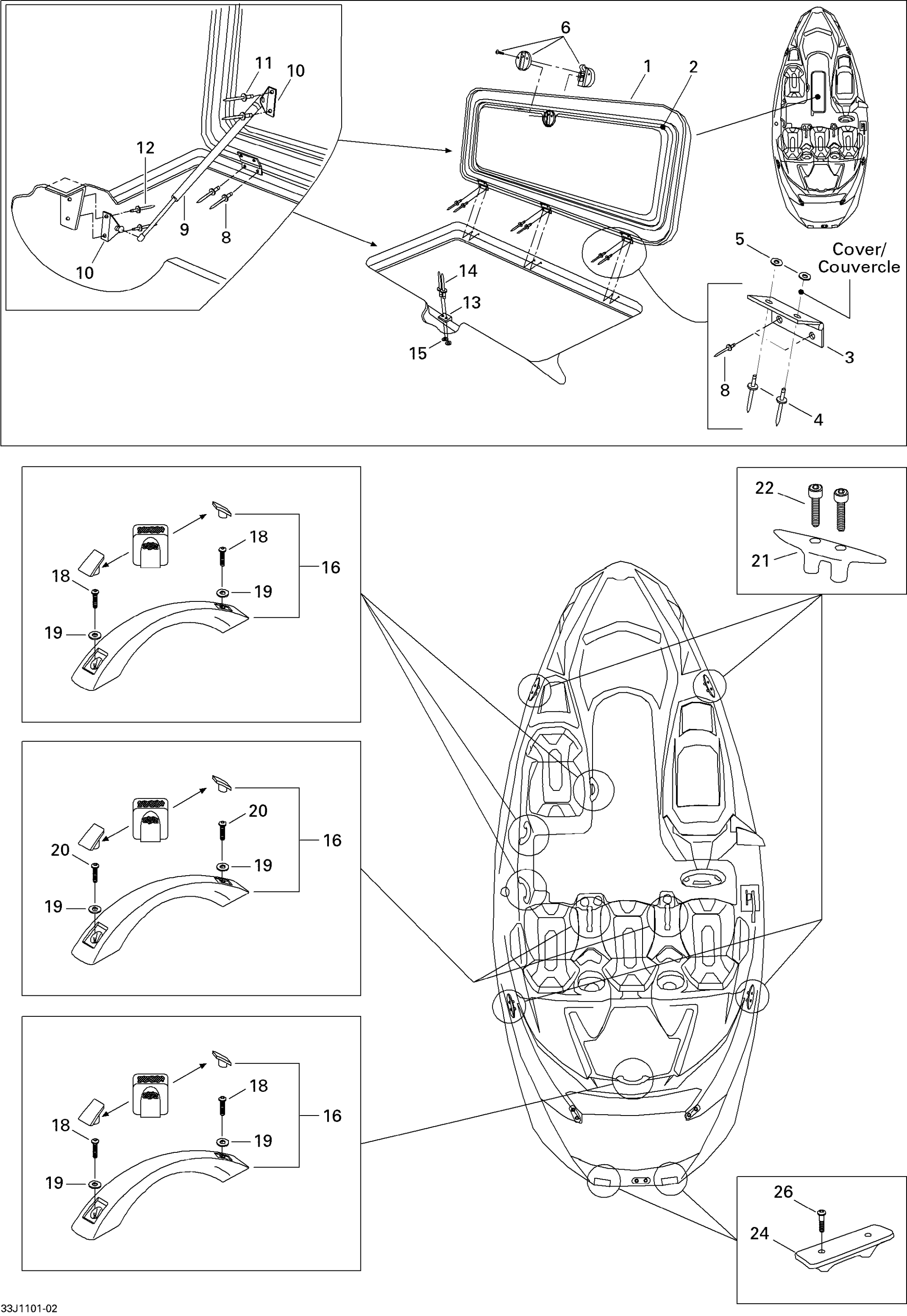 Central Cover And Accessories