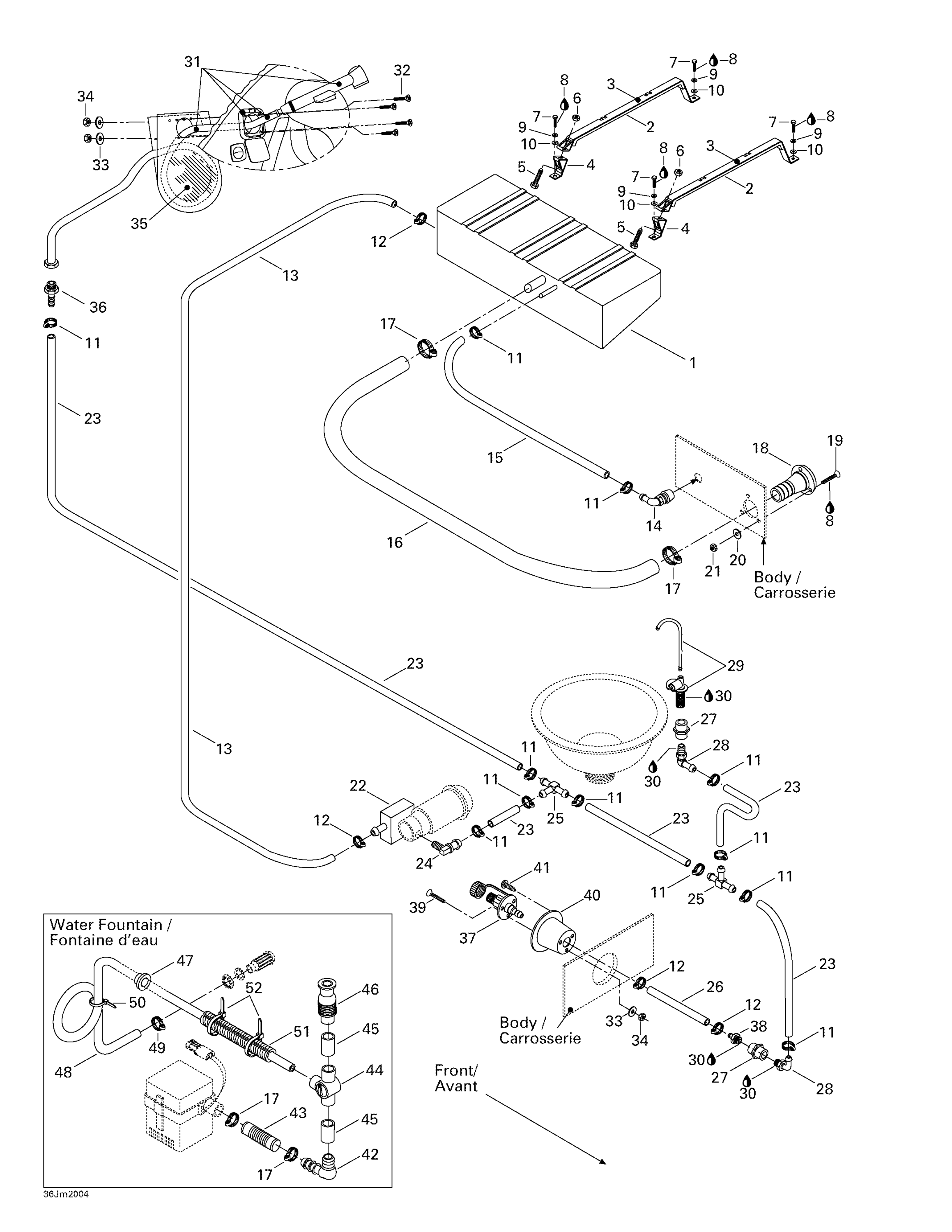 Passenger Water System
