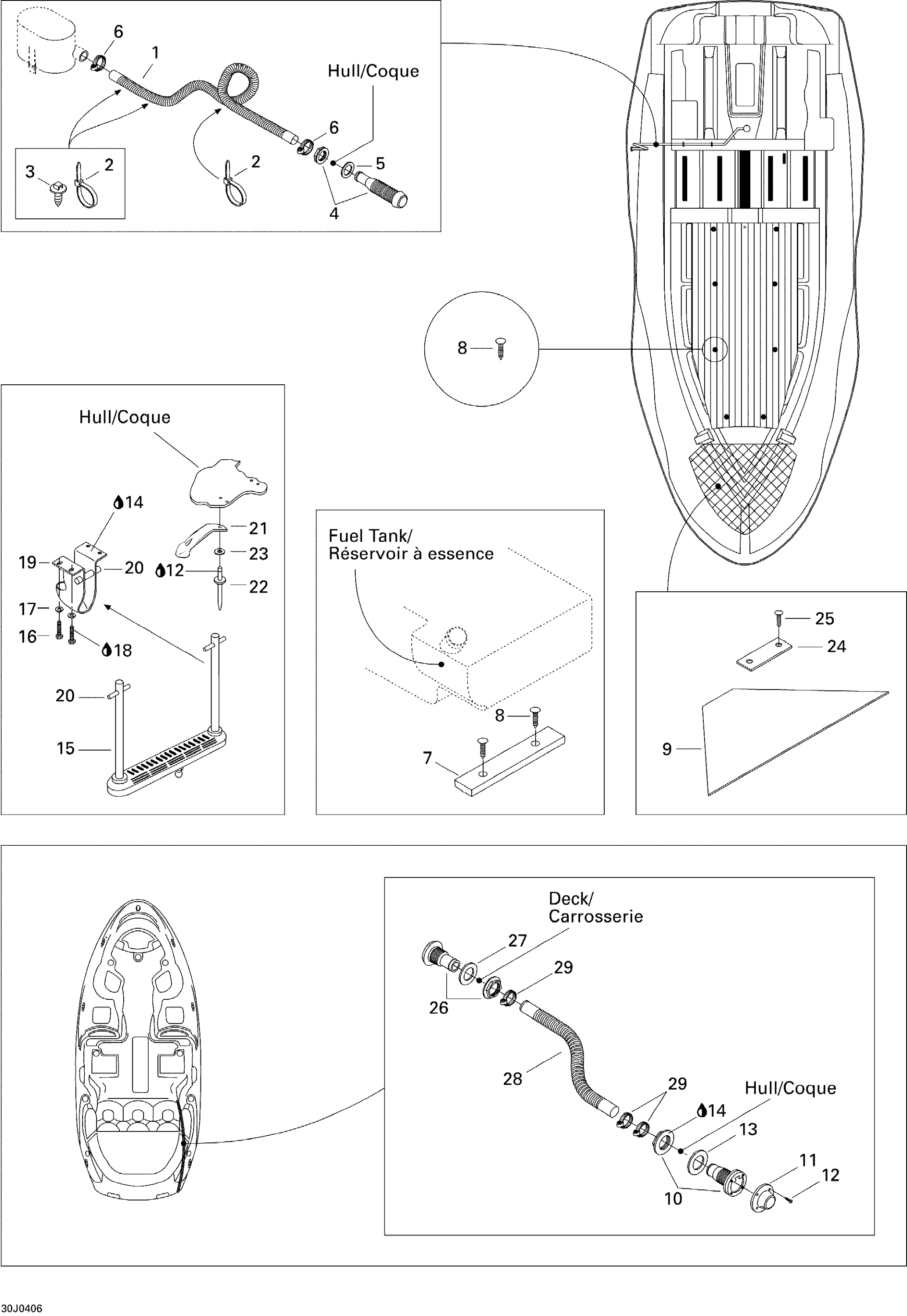 Lower Hull and Ladder