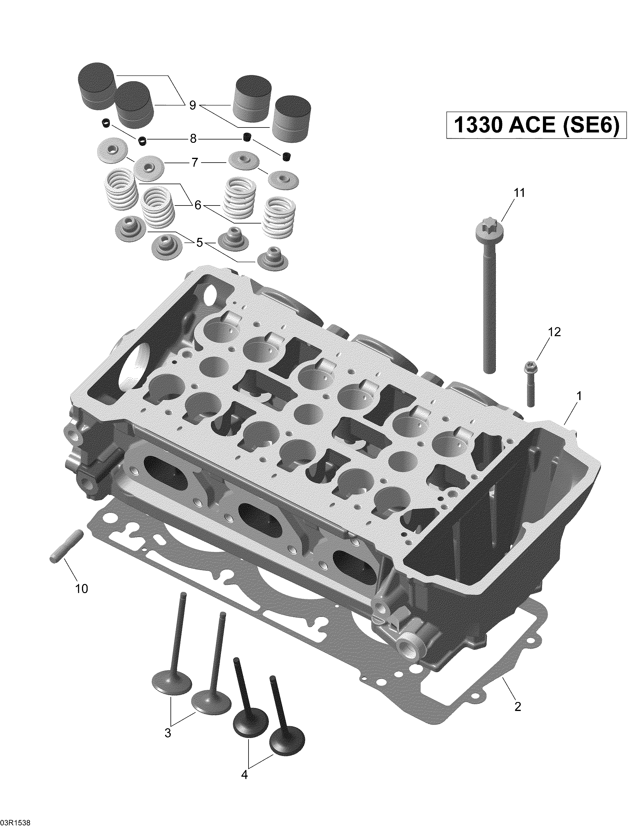 Схема узла: Cylinder Head