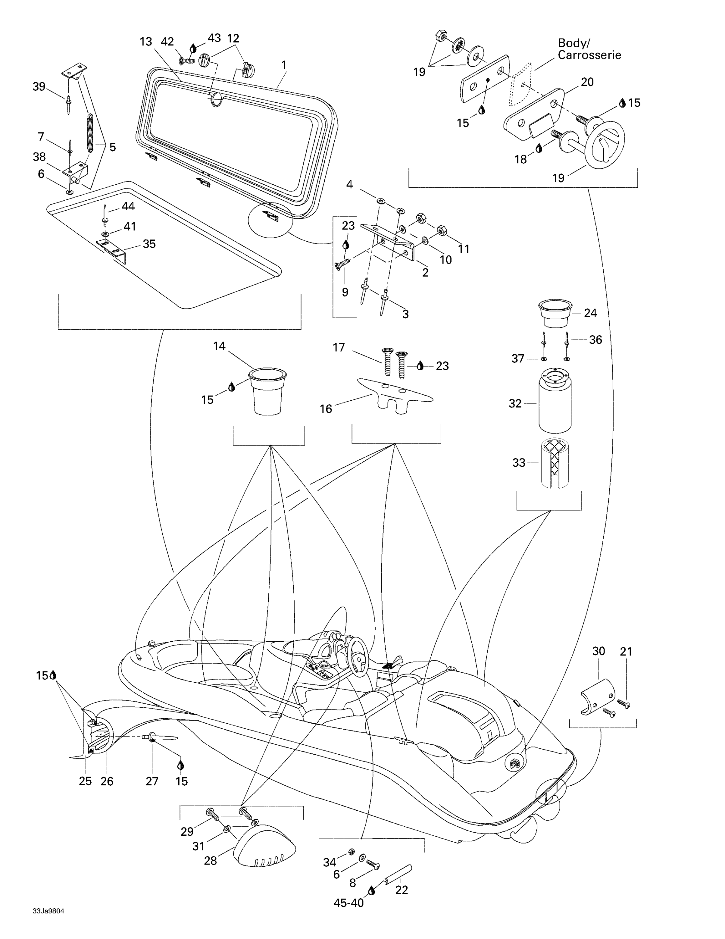 Central Cover And Accessories
