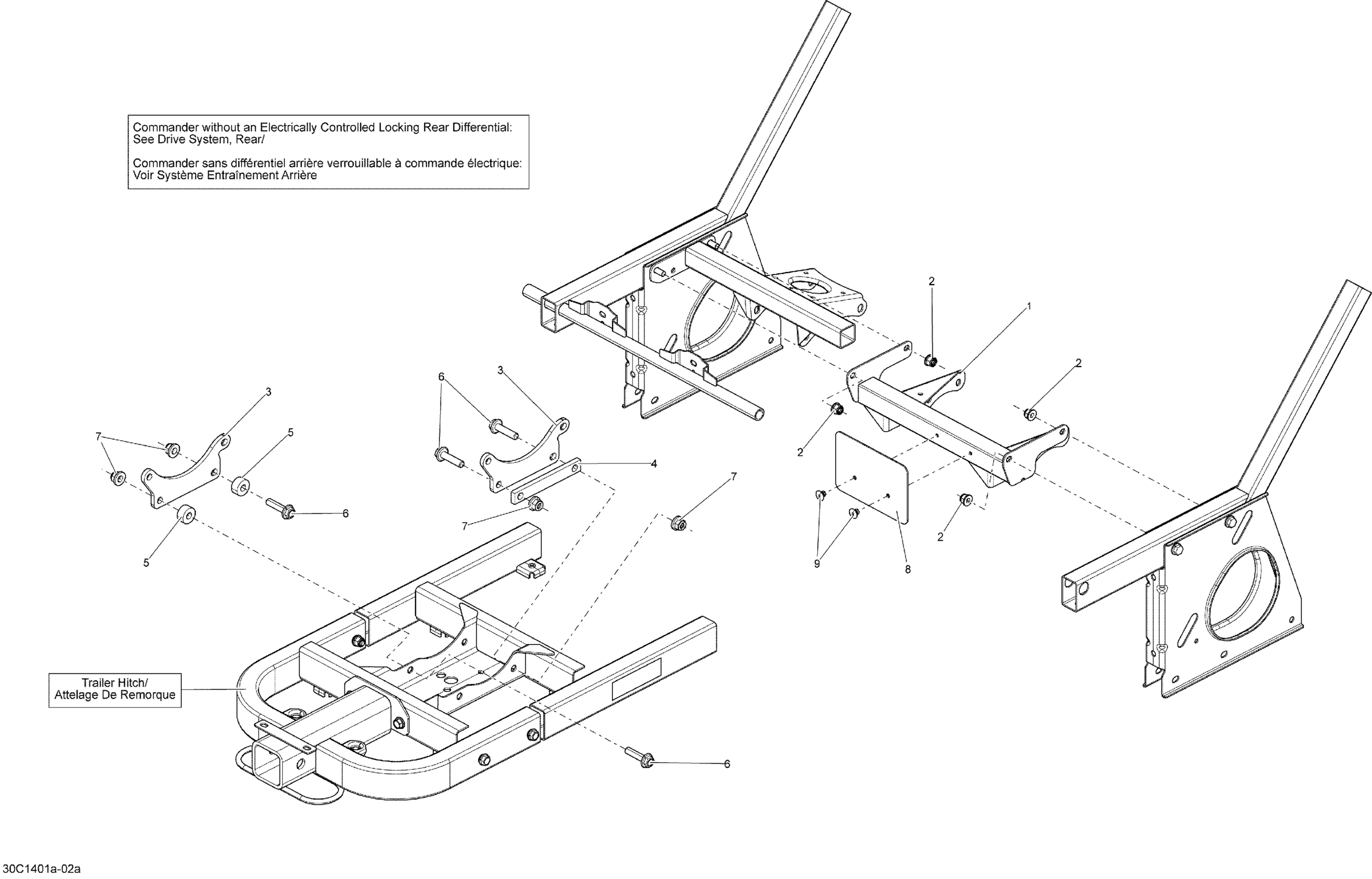 Frame - With Locking Rear Differential_30C1402a