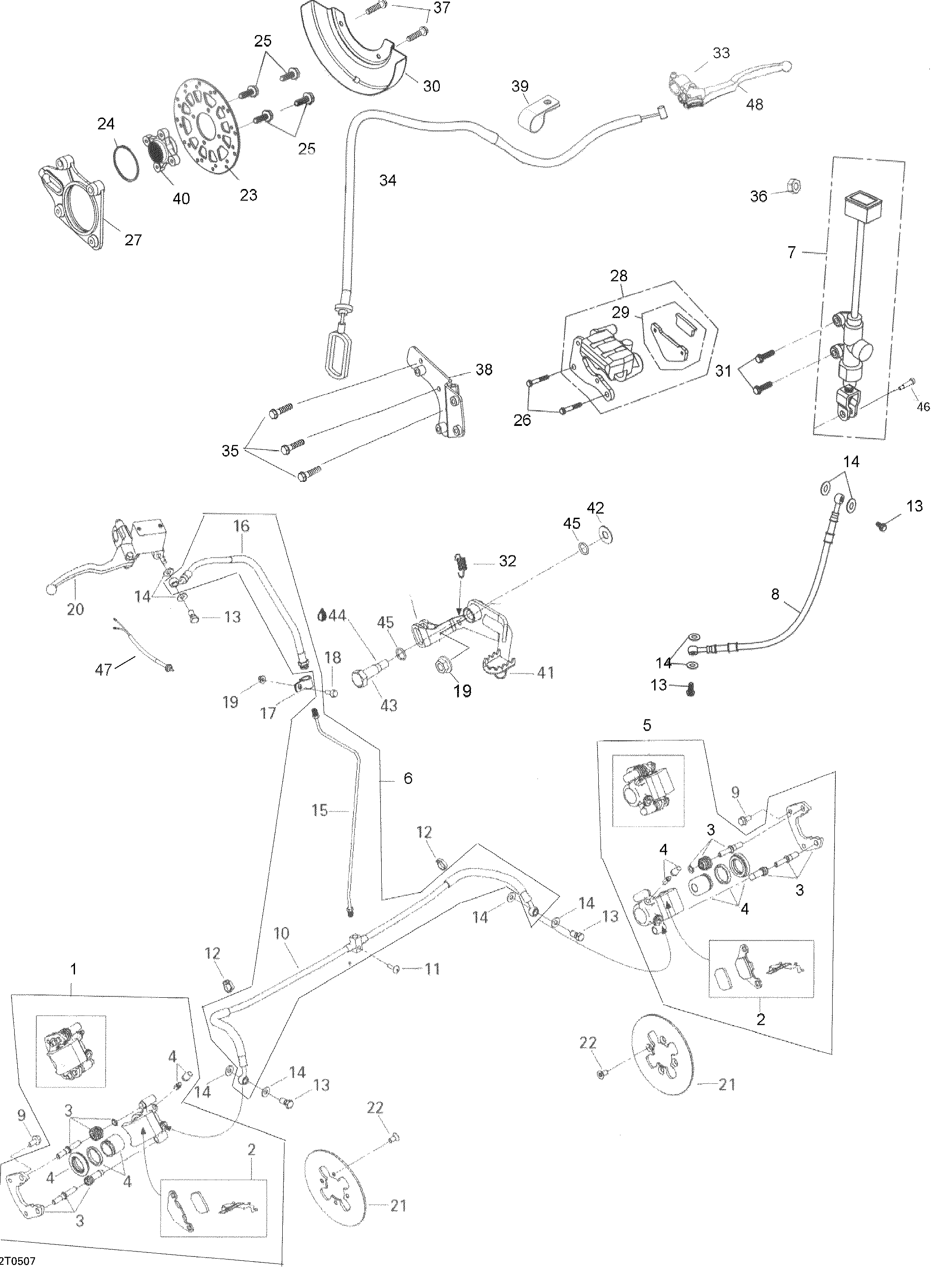 Схема узла: Hydraulic Brake