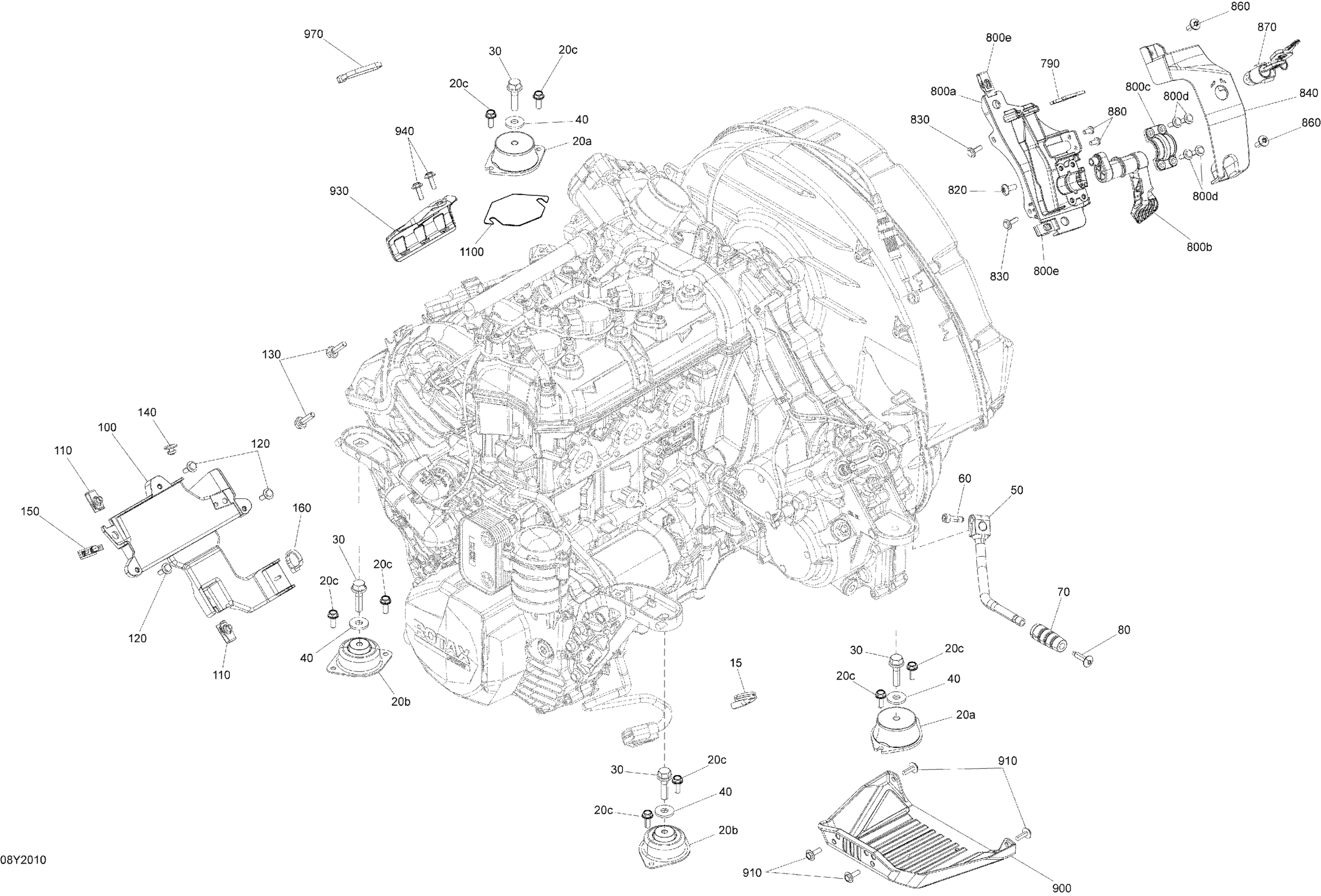 Схема узла: Engine Support and Park