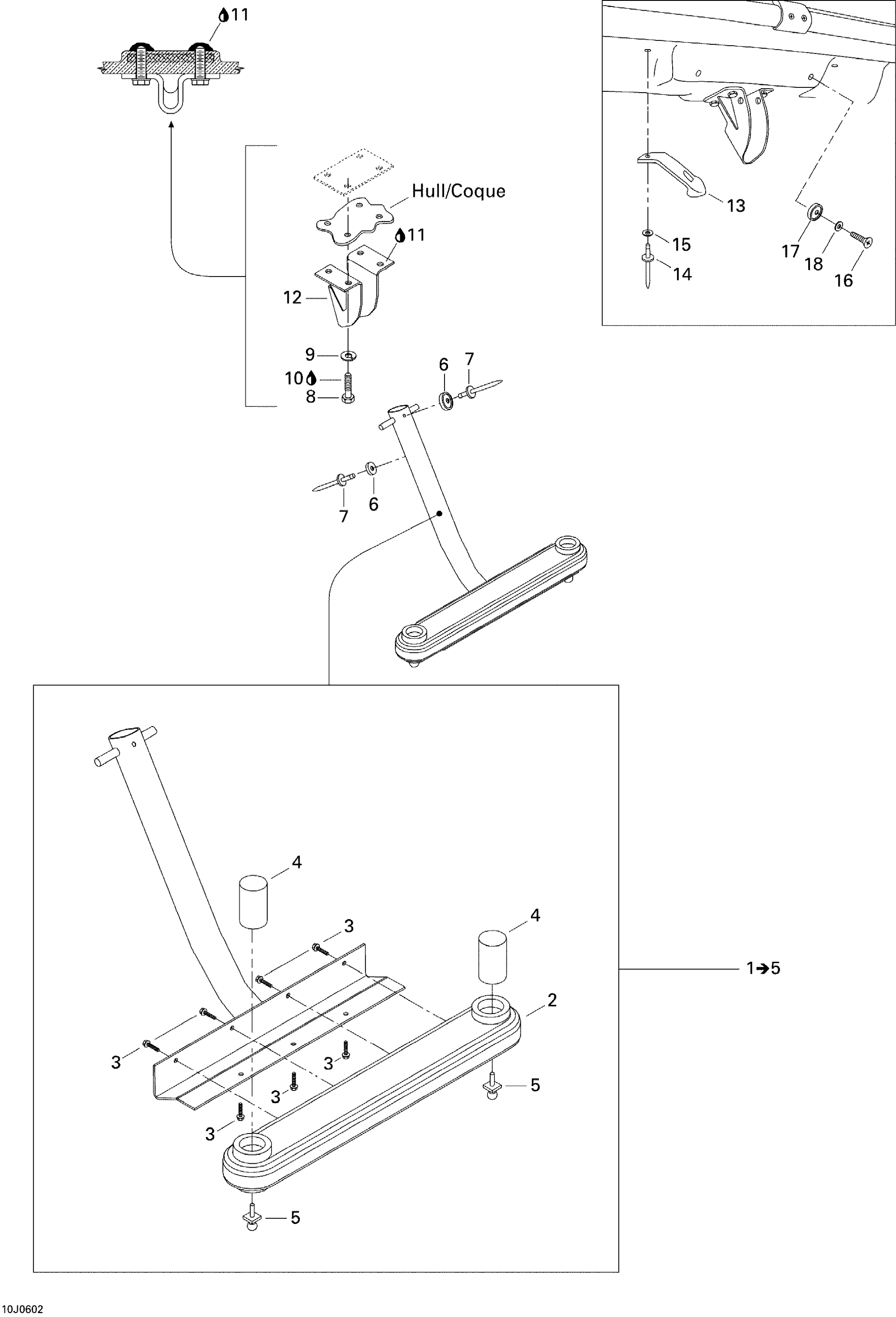 Ladder, Rear