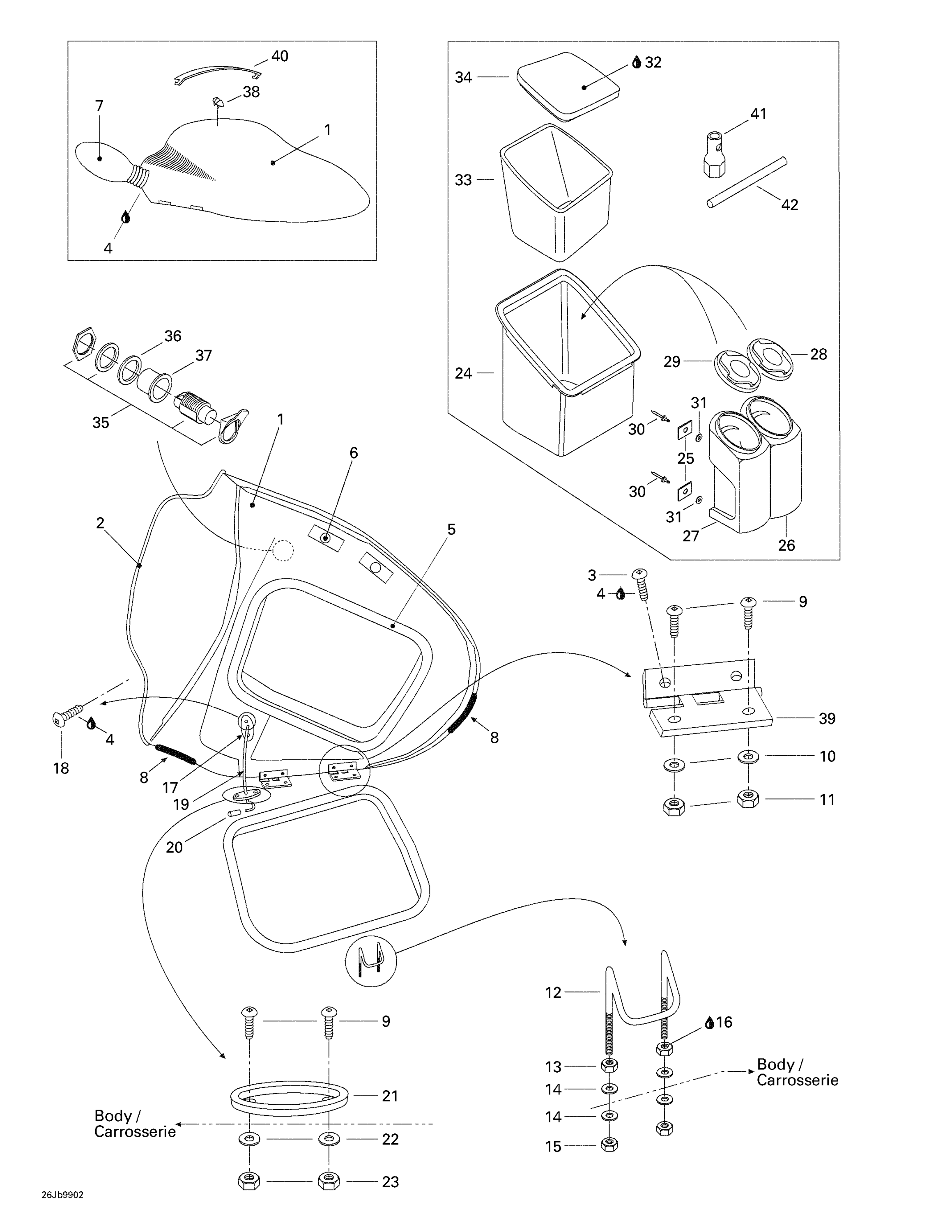 Front Storage Compartment