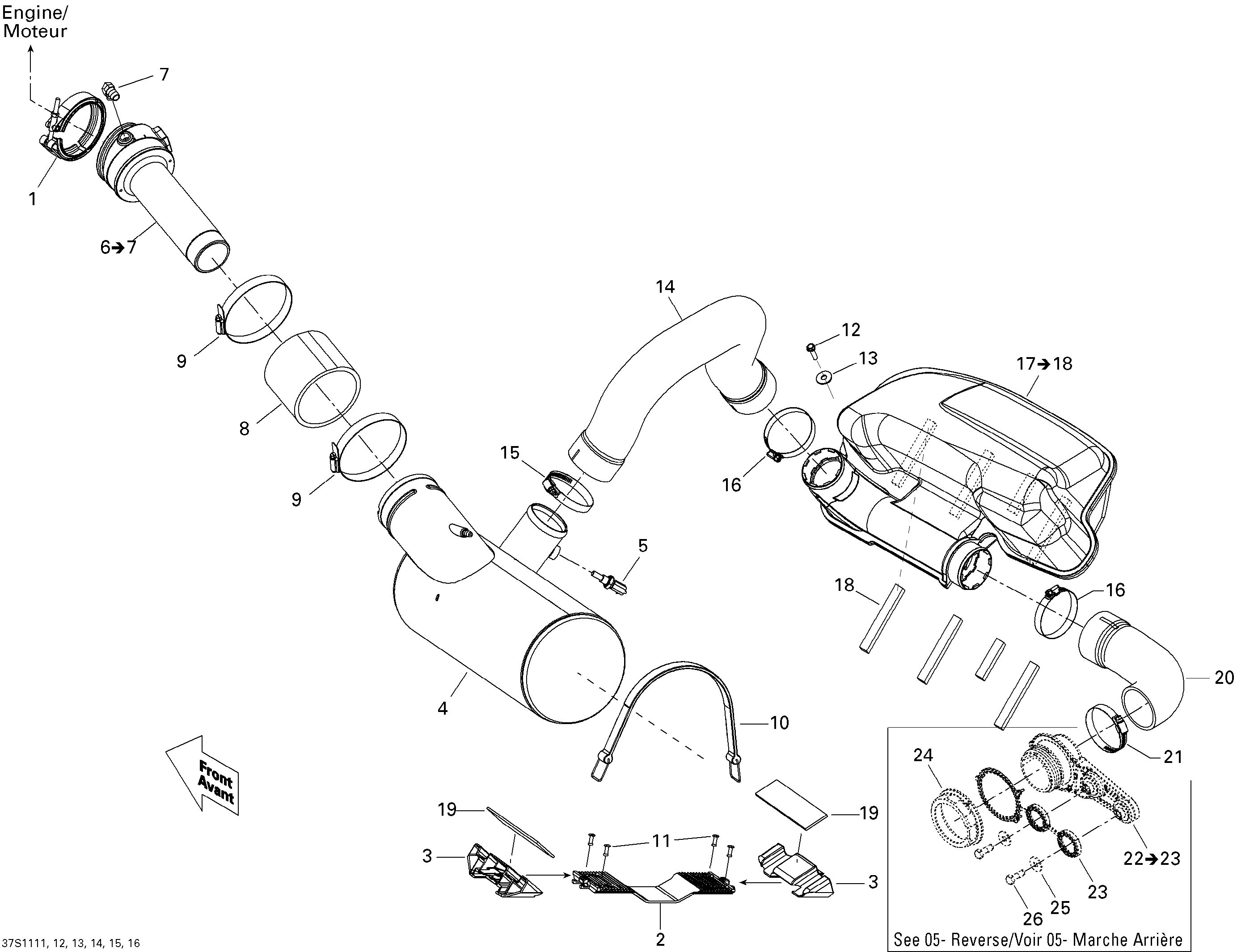 Схема узла: Exhaust System
