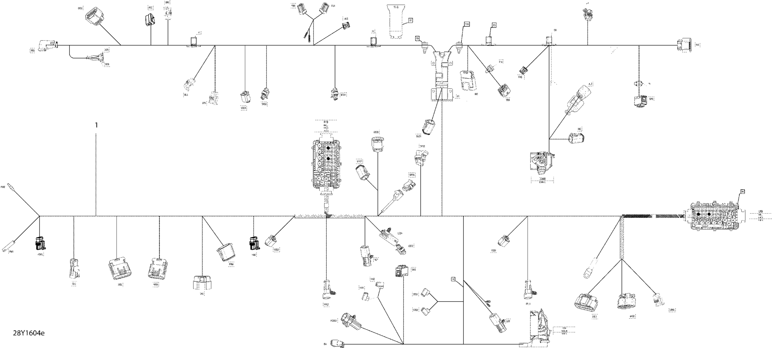 Electrical Harness - Frame SE6 - Package Standard-S-Special