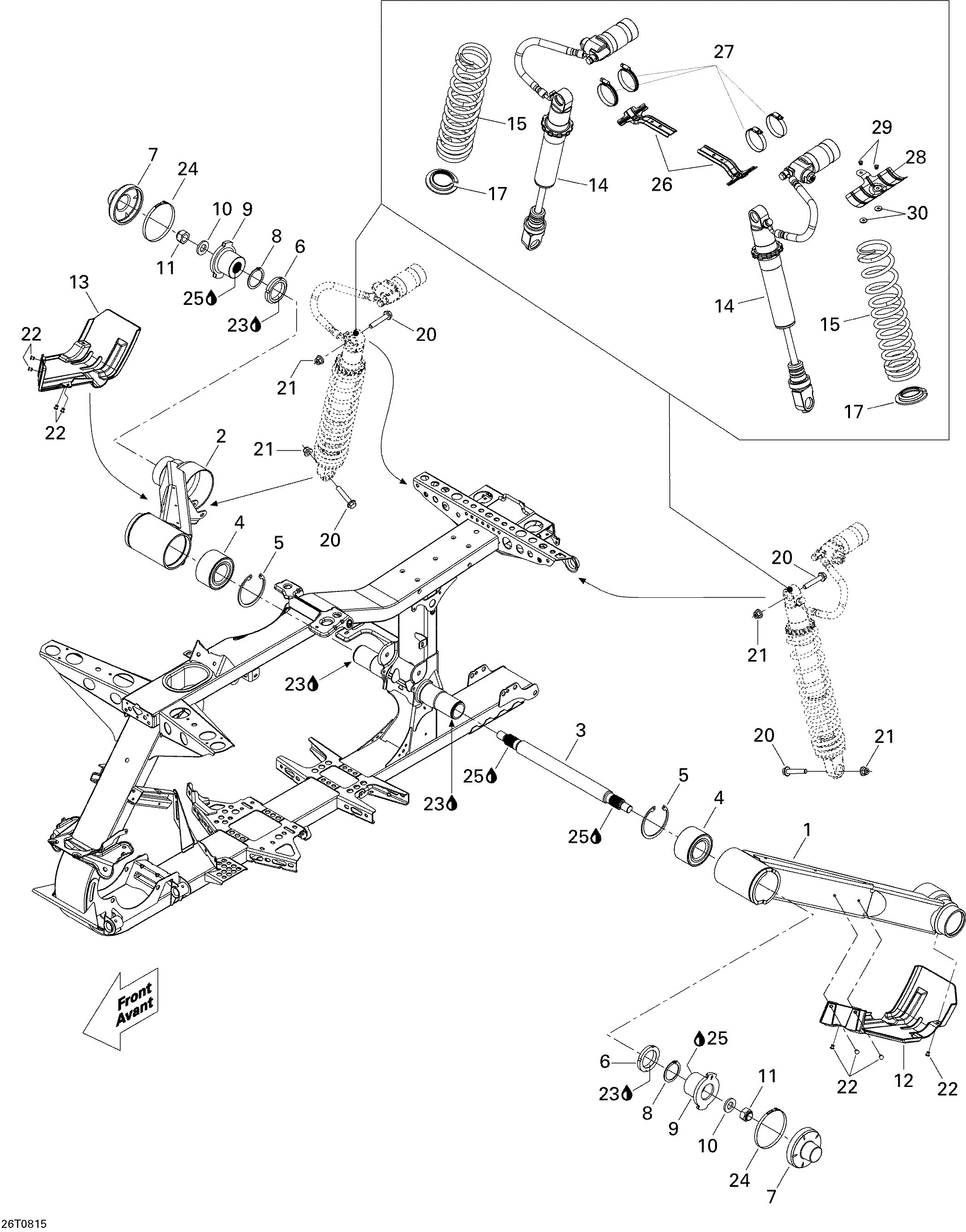 Схема узла: Rear Suspension