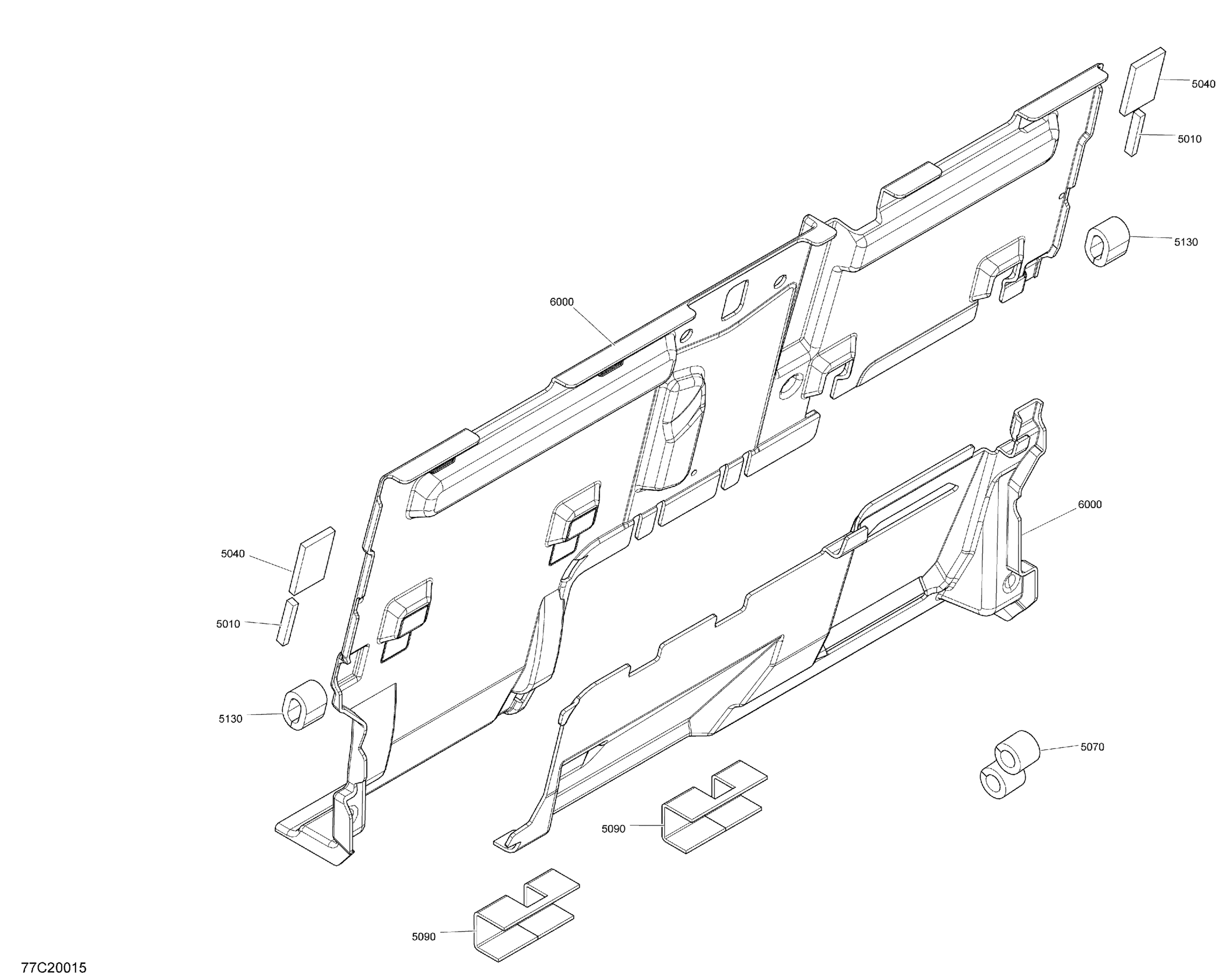 Схема узла: Cab - Back Wall Section