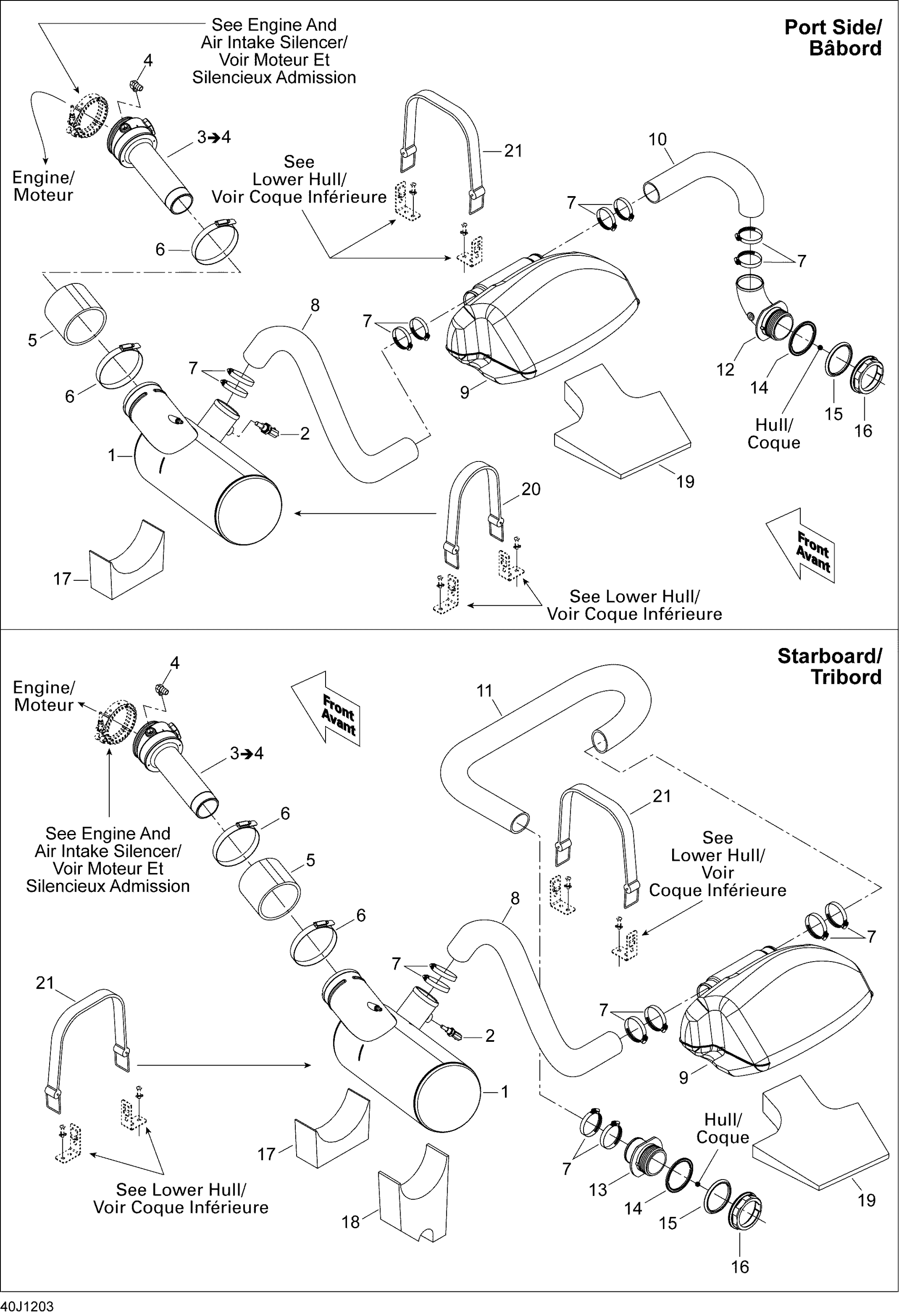 Схема узла: Exhaust System