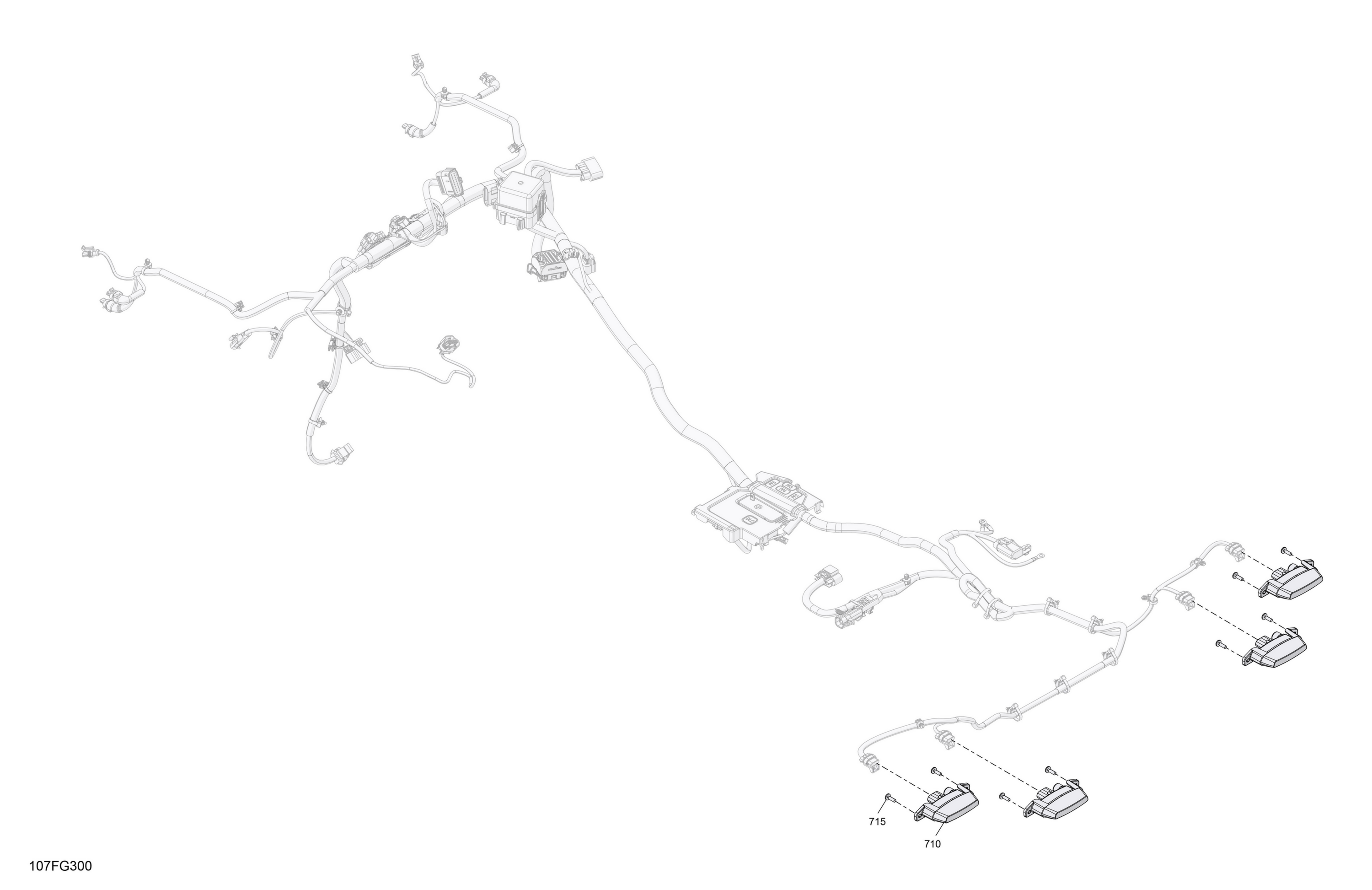 Electric - Vehicle Lighting Rear Section