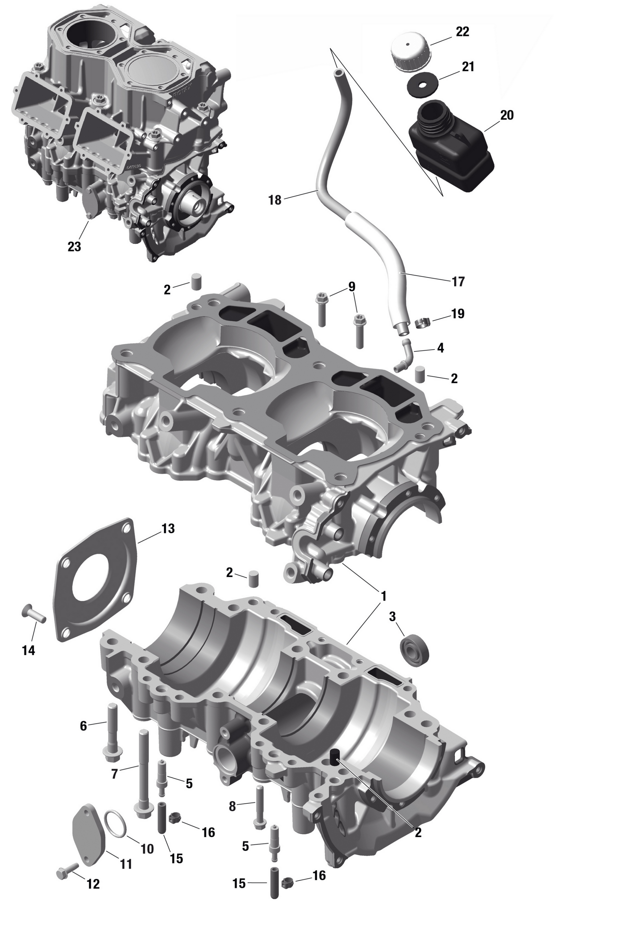 ROTAX - Crankcase