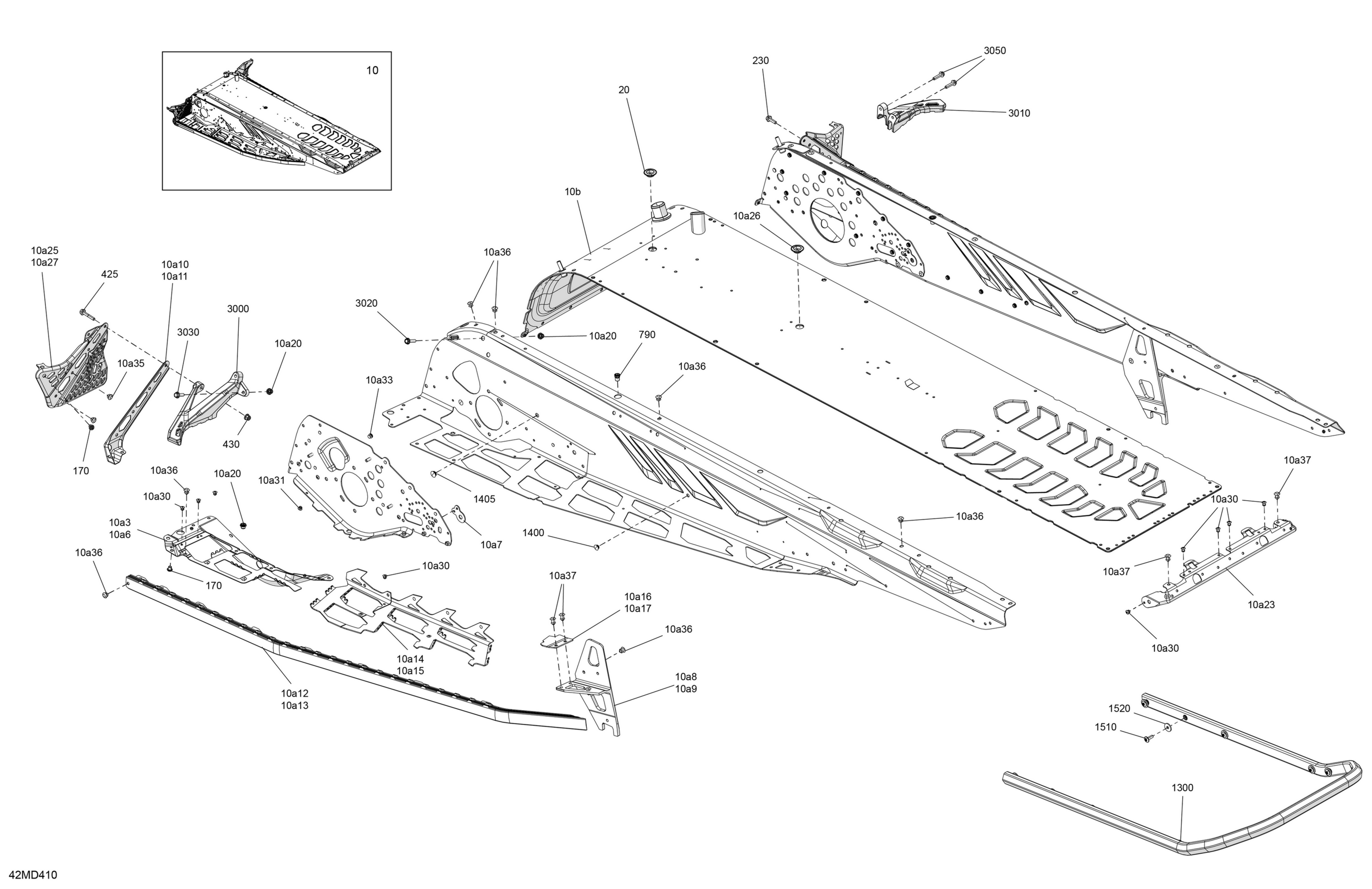 Схема узла: Frame - System - Rear Section