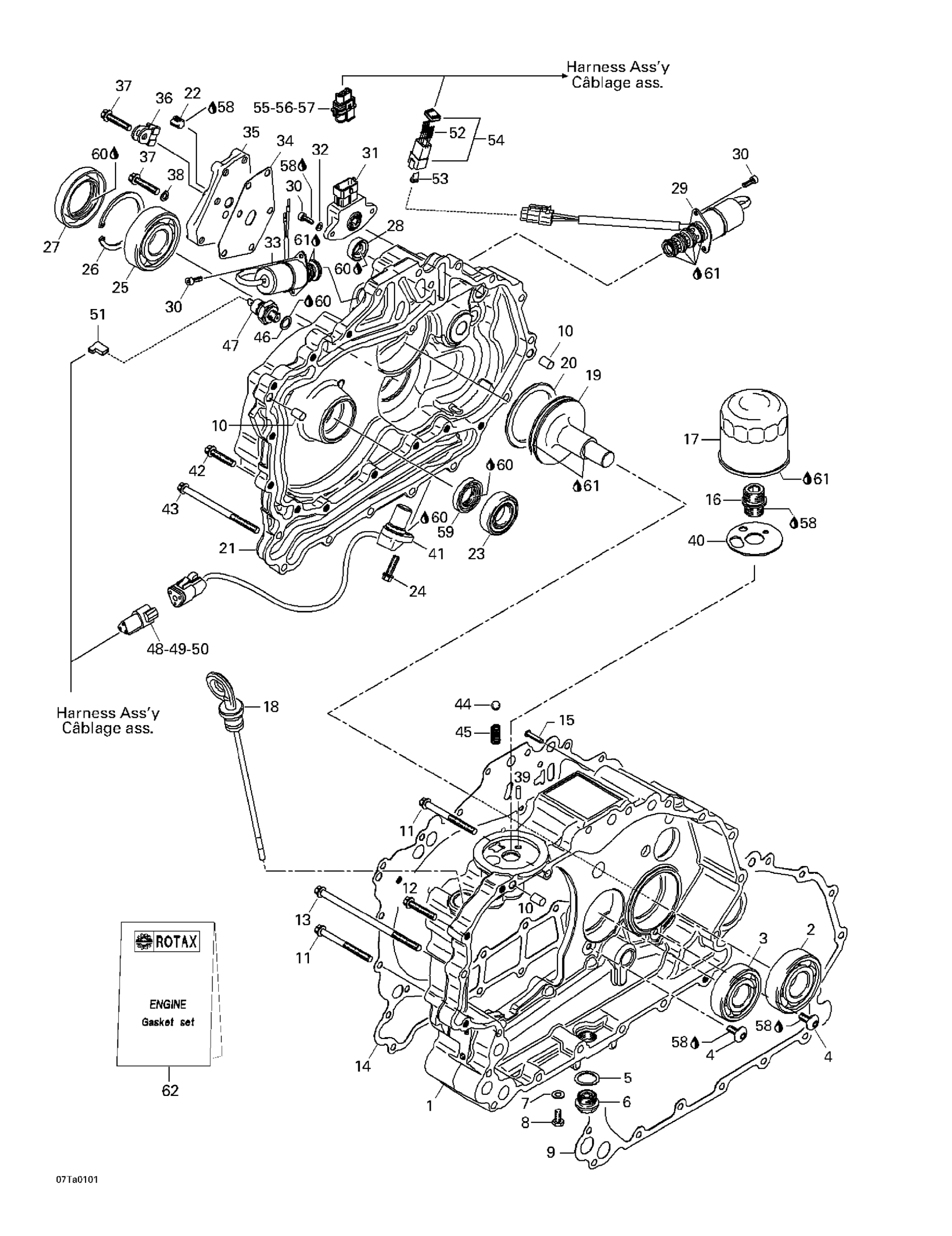 Схема узла: Clutch Housing And Cover
