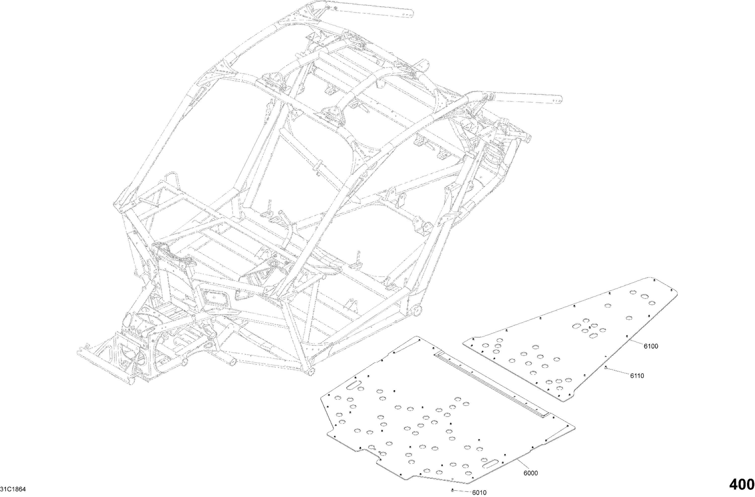 Body Parts - Platinum Silver Satin - Package XDS DPS - Floor Section