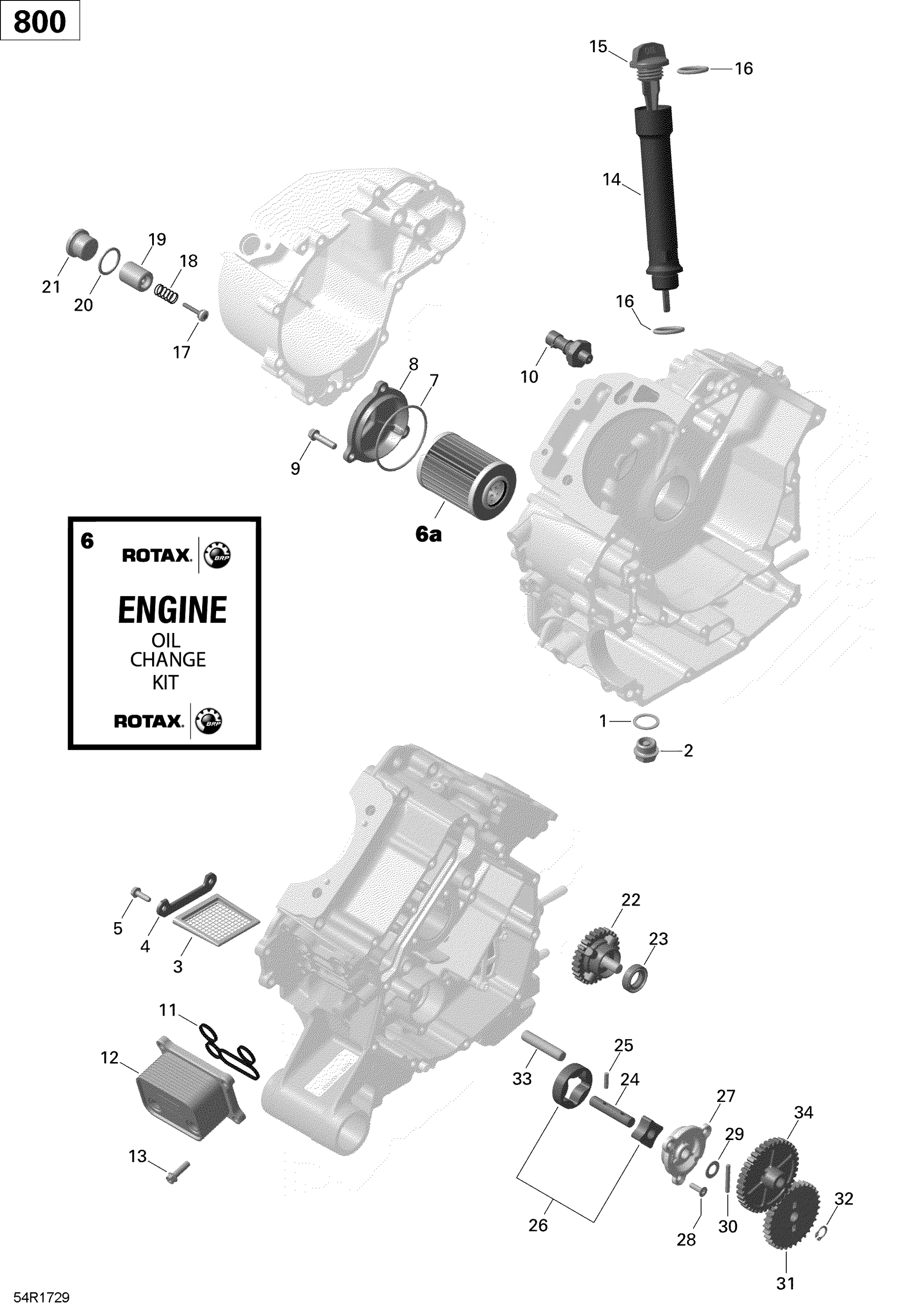 Engine Lubrication - 800R EFI