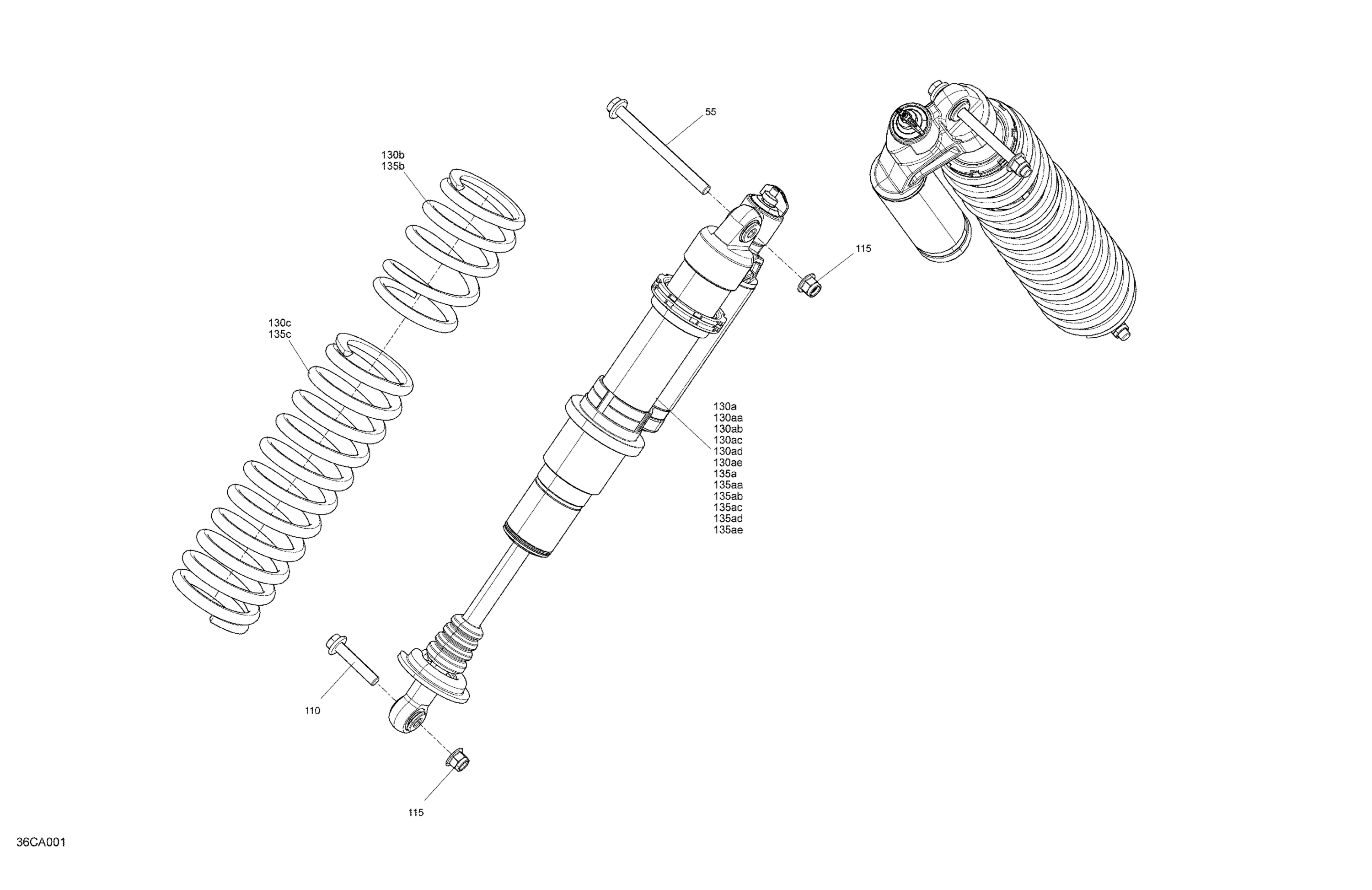 Suspension - Front Shocks - XDS