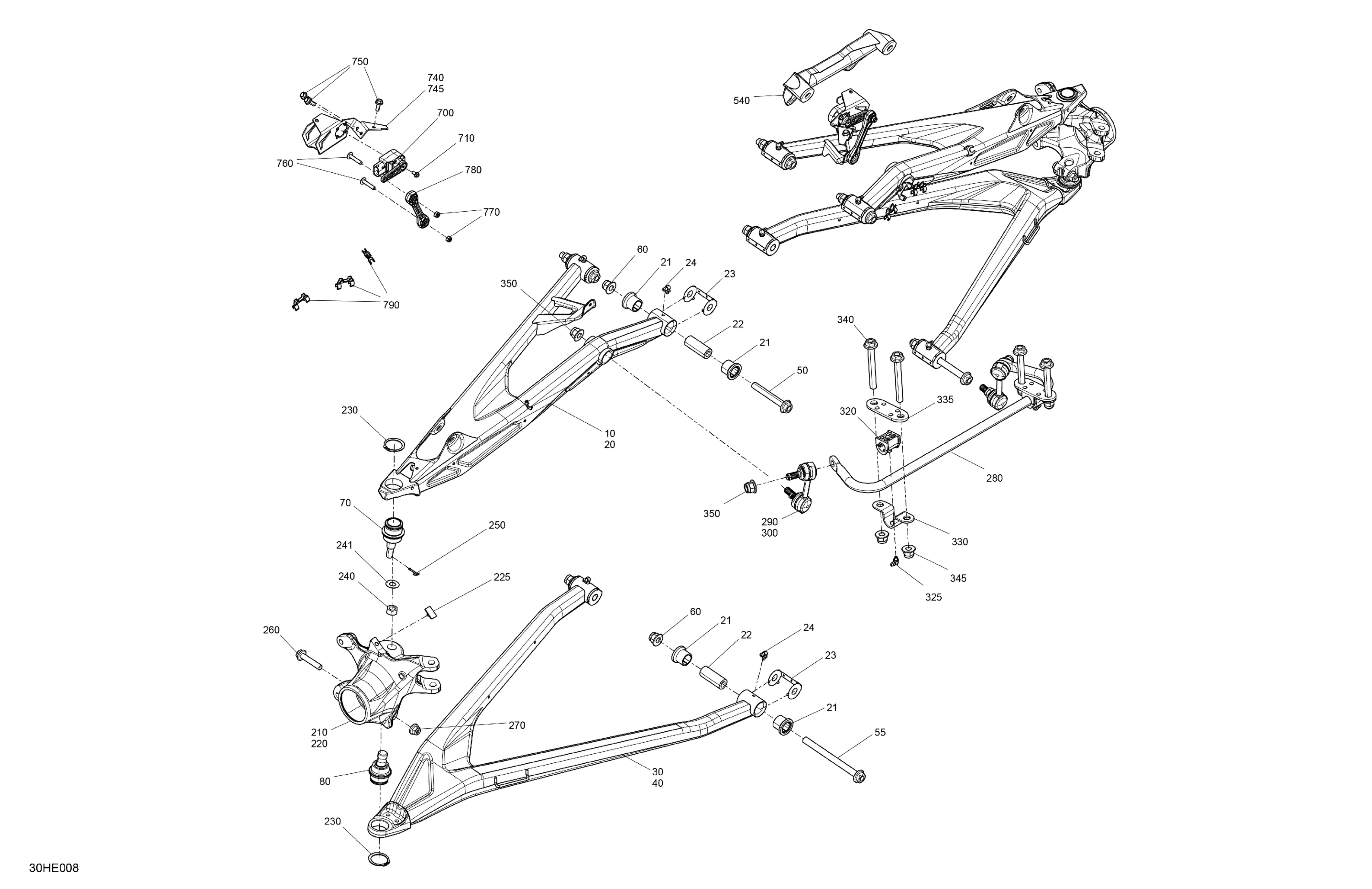 Схема узла: Suspension - Front Components