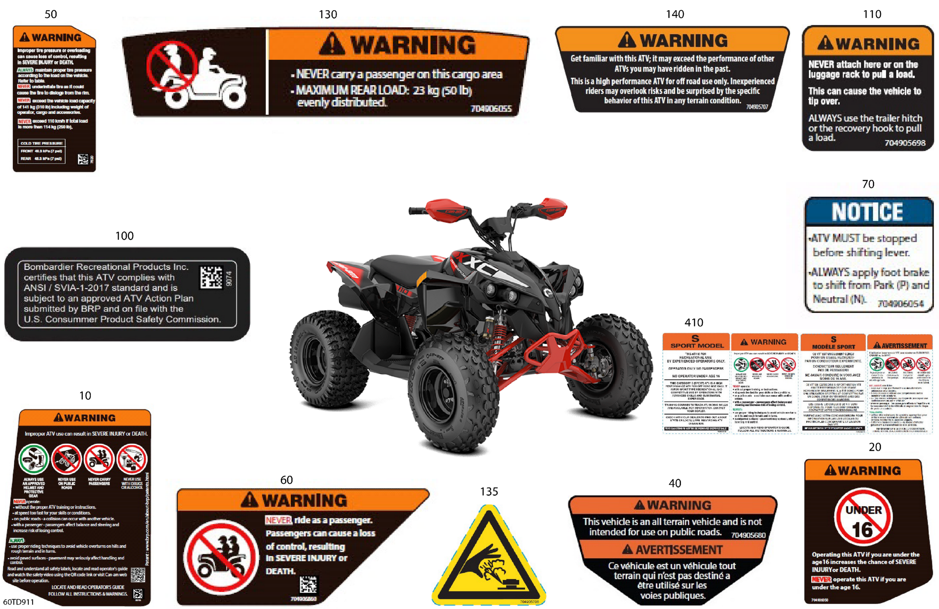 Body - Warning Decals