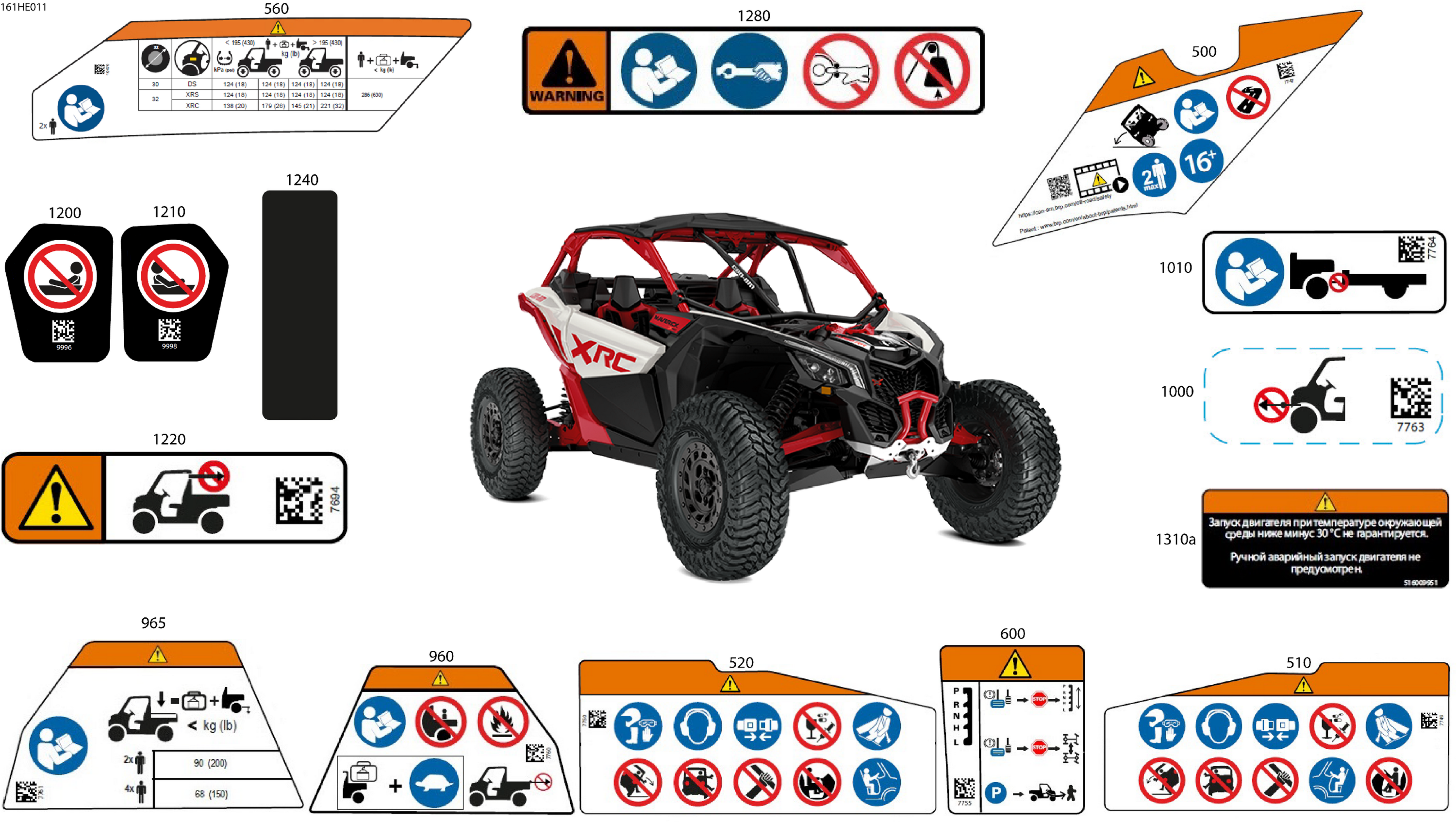 Body - Warning Decals