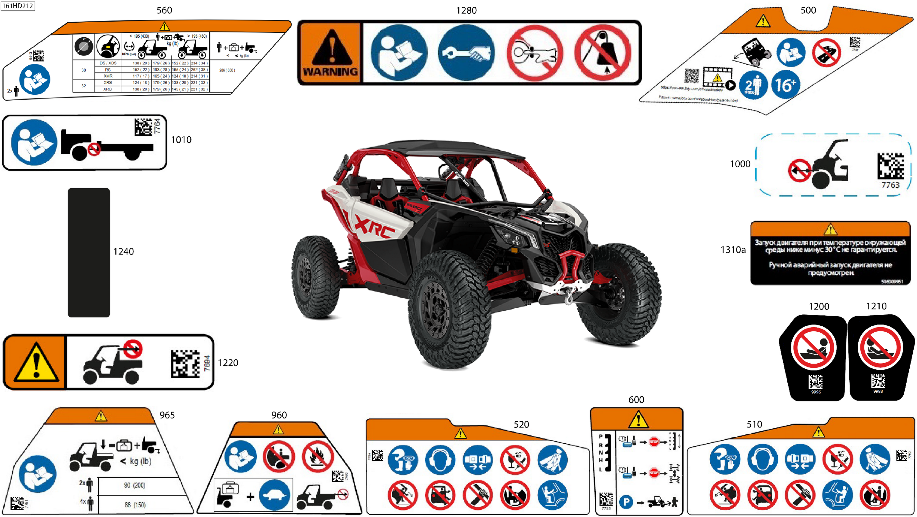 Body - Warning Decals