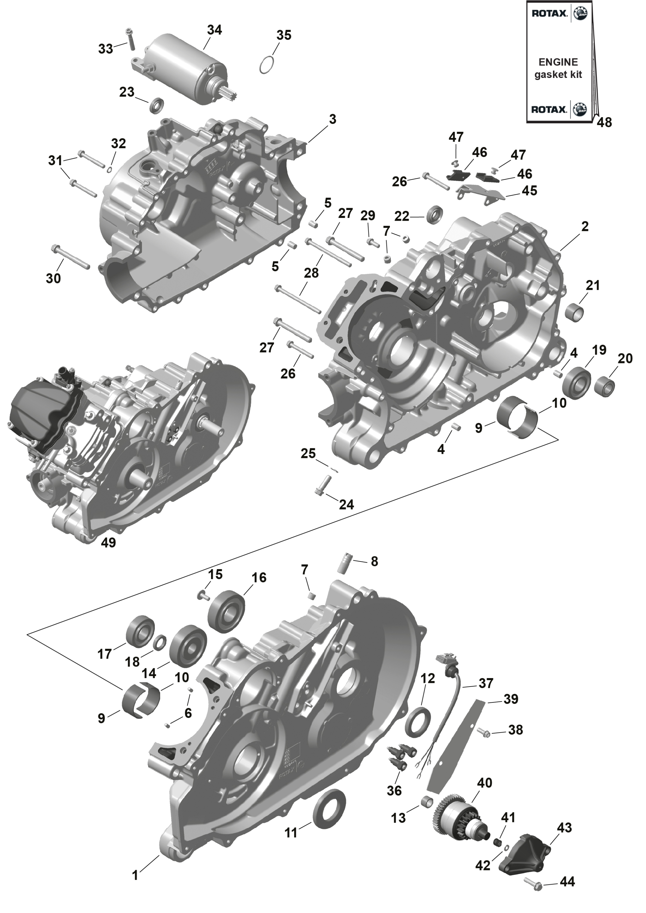 ROTAX - Crankcase