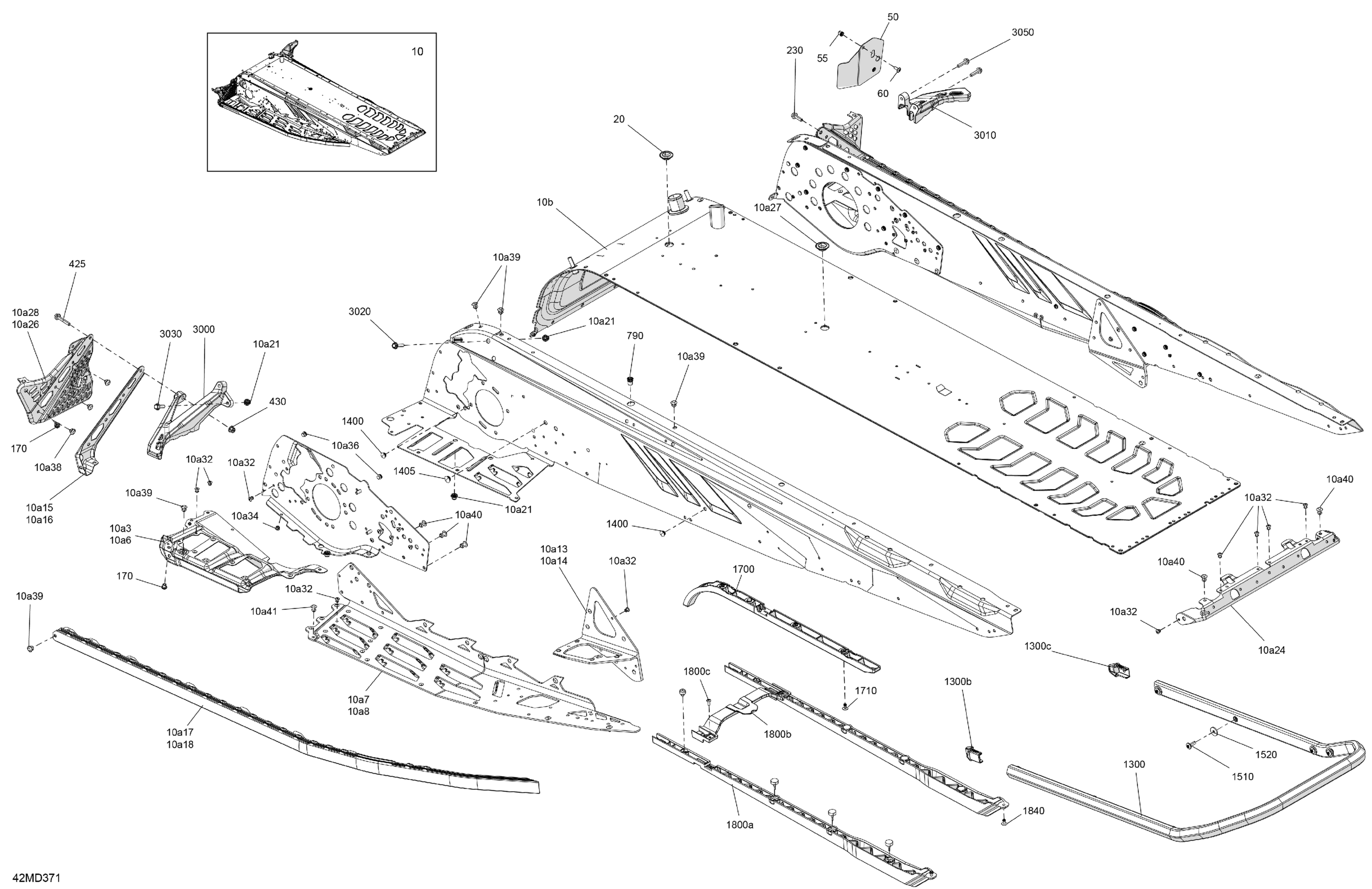 Схема узла: Frame - System - Rear Section