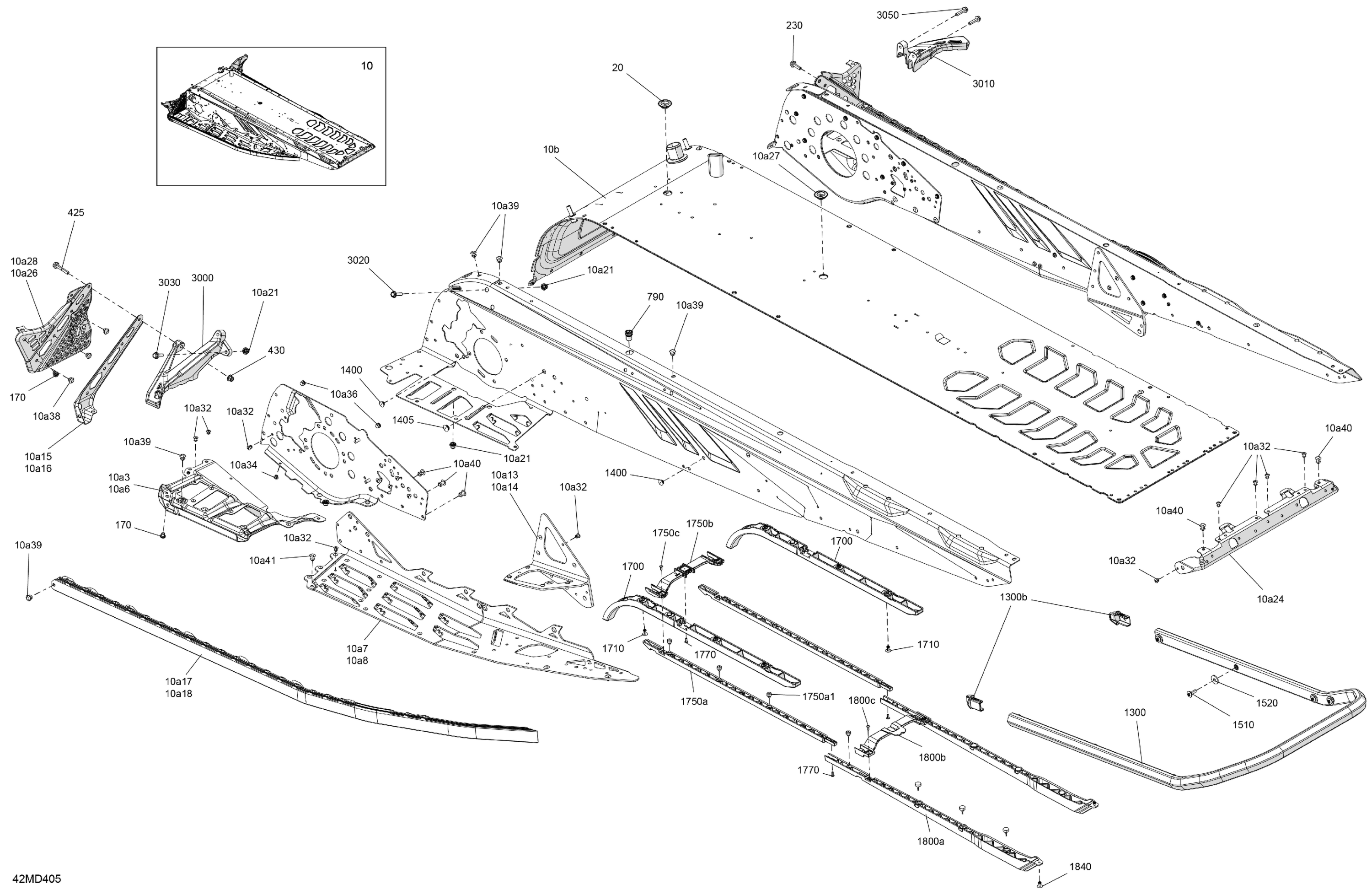 Схема узла: Frame - System - Rear Section