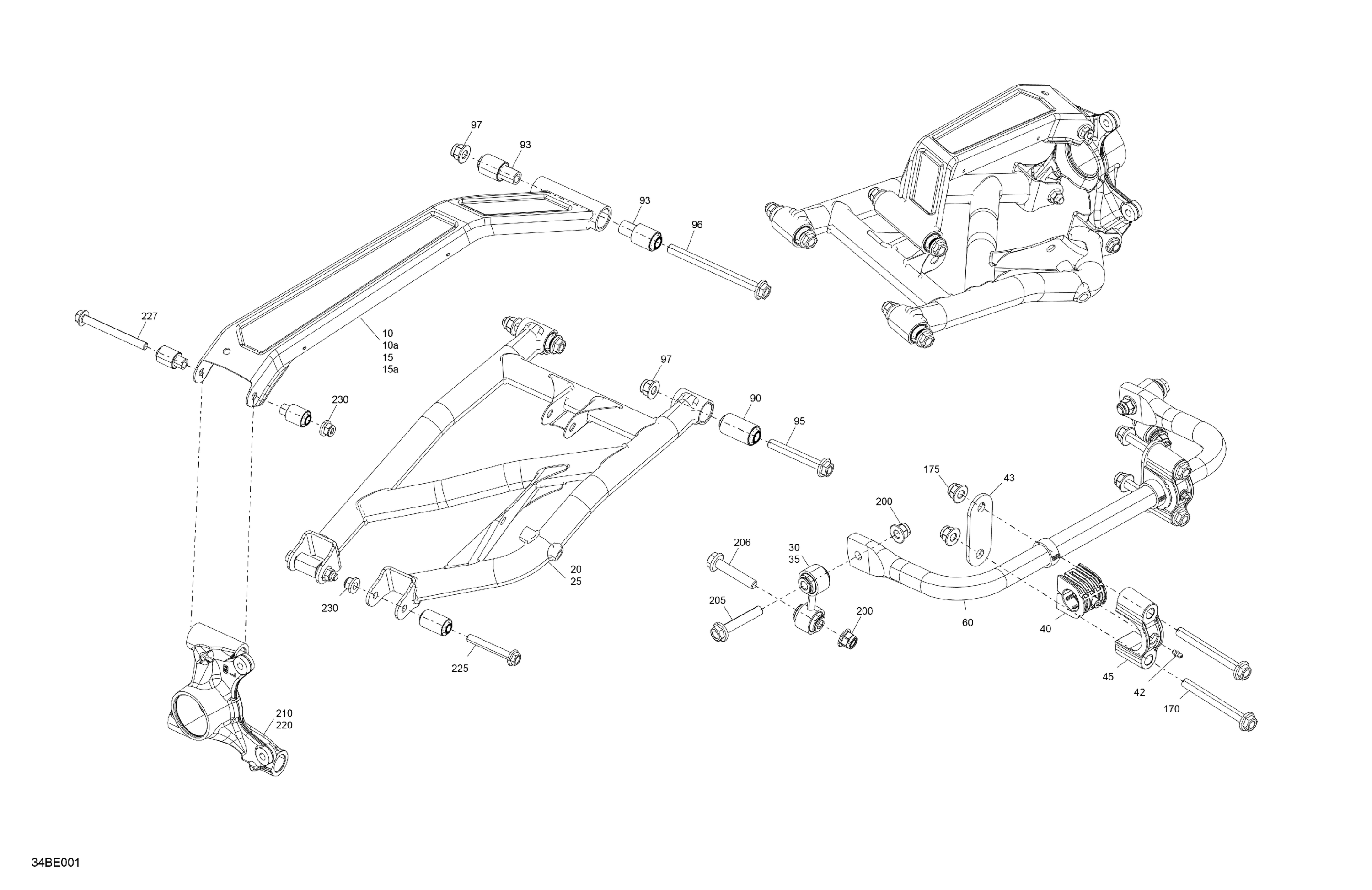 Схема узла: Suspension - Rear Components