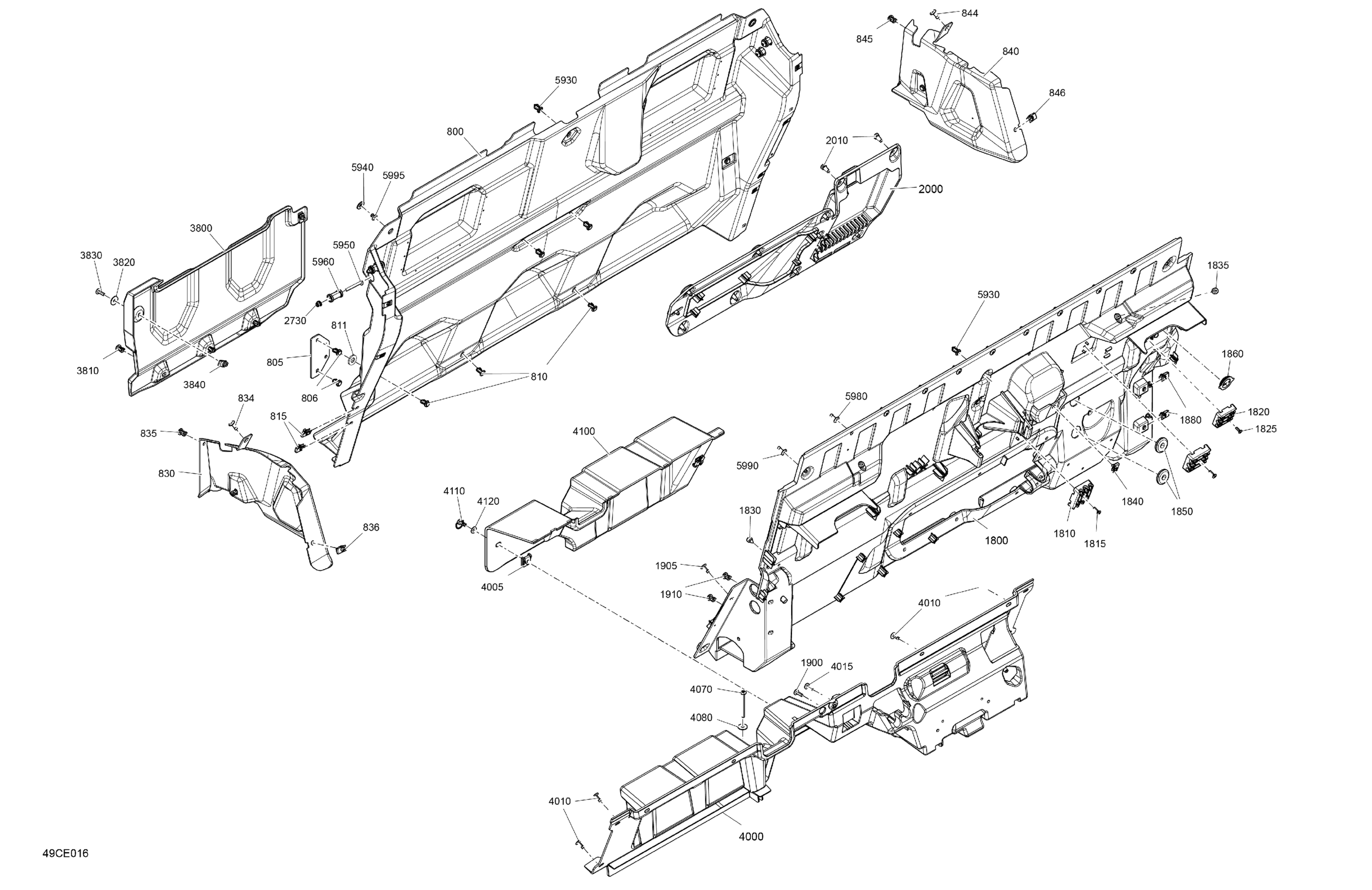 Cab Interior - Back Wall
