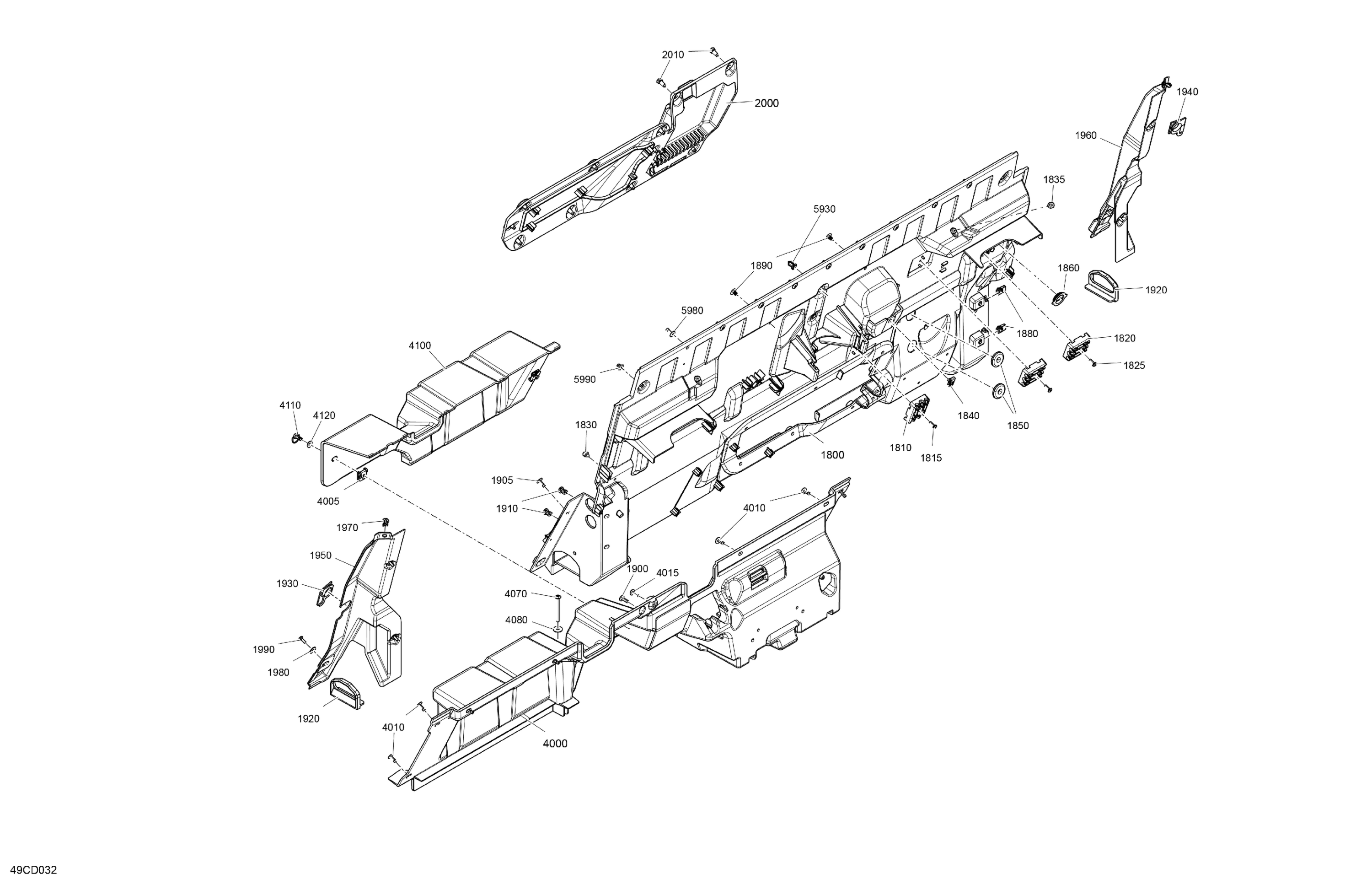 Cab Interior - Back Wall