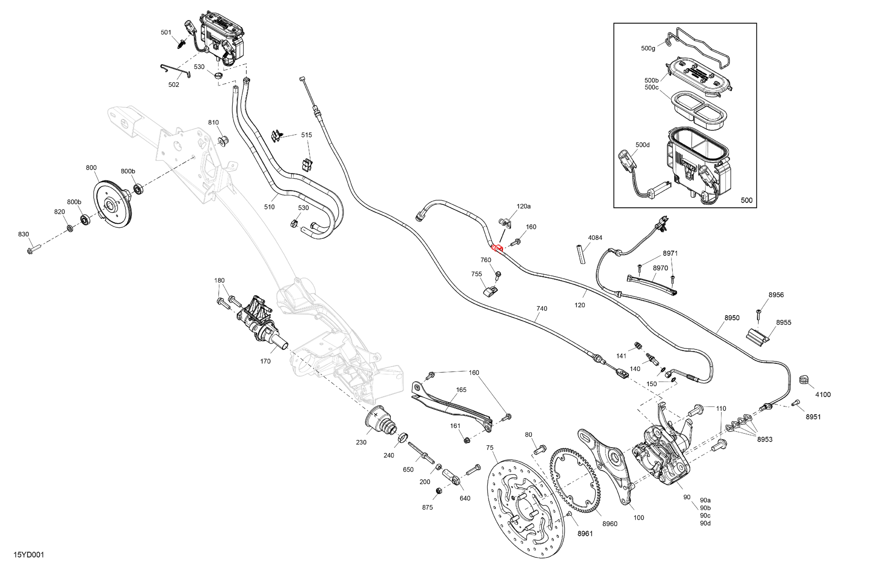 Схема узла: Mechanic - Rear Brake