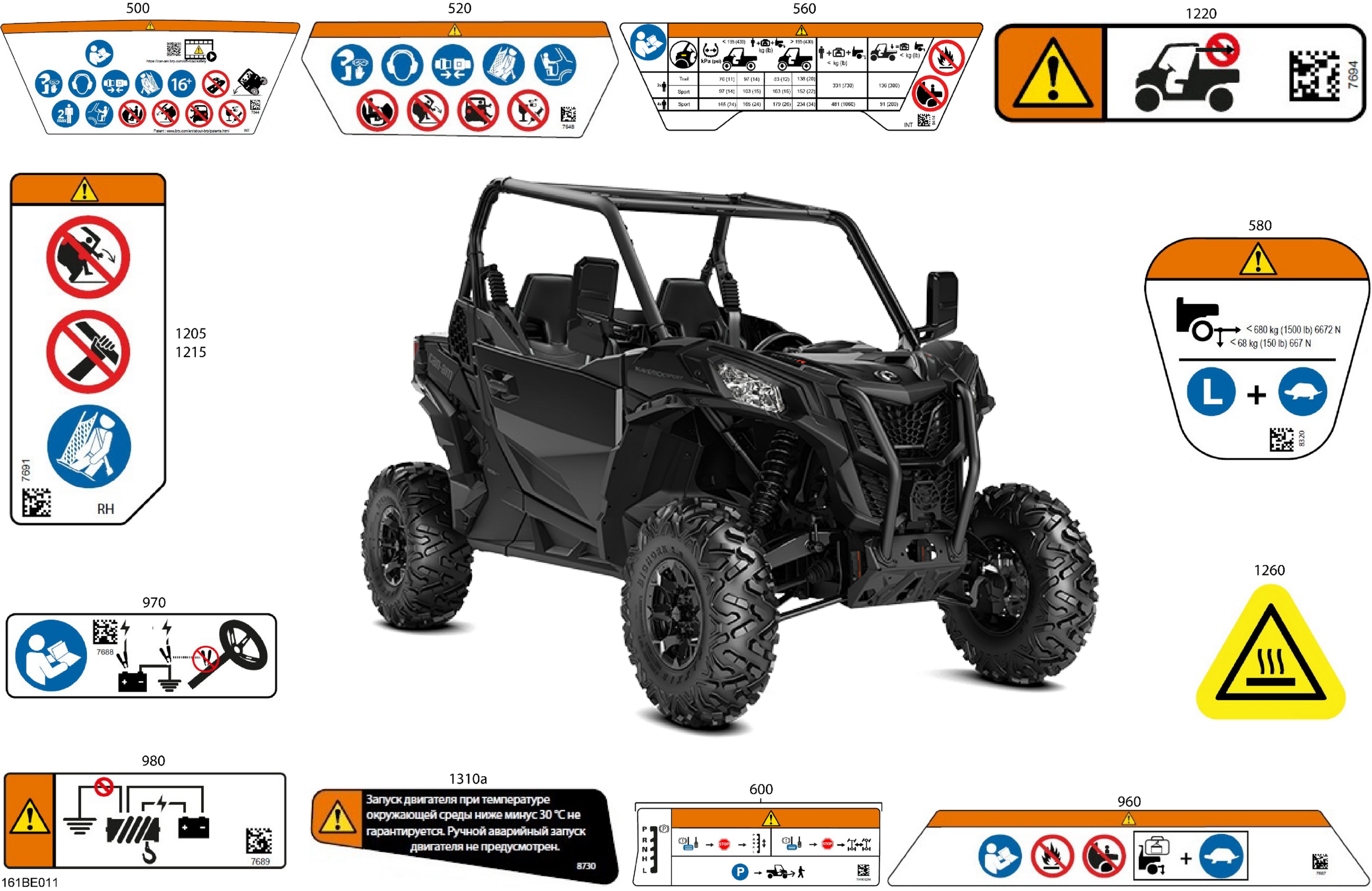 Body - Warning Decals
