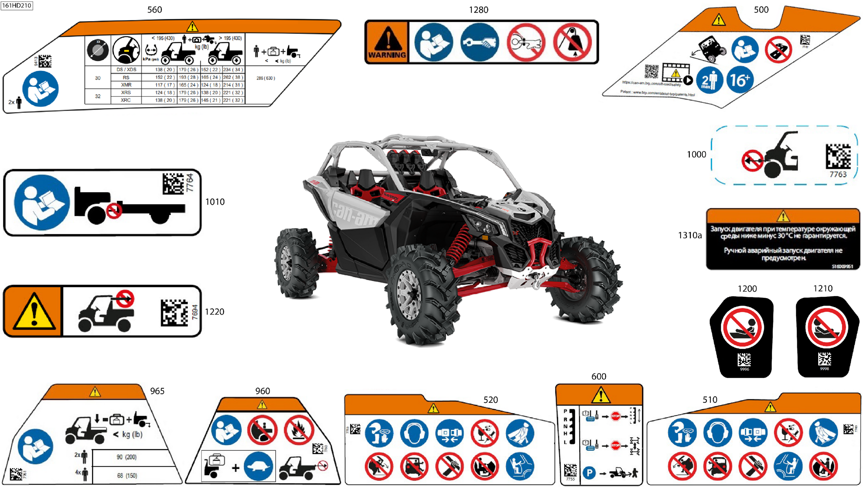 Body - Warning Decals