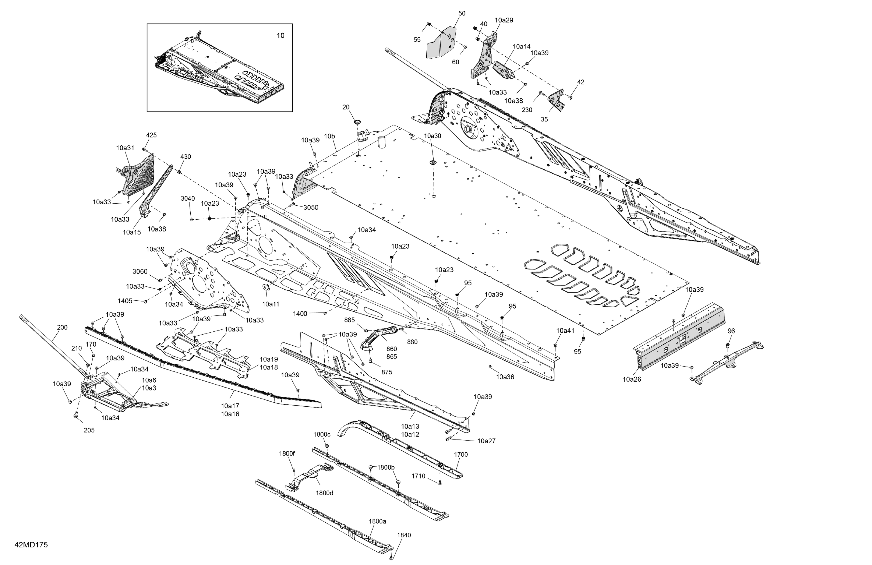 Схема узла: Frame - System - Rear Section