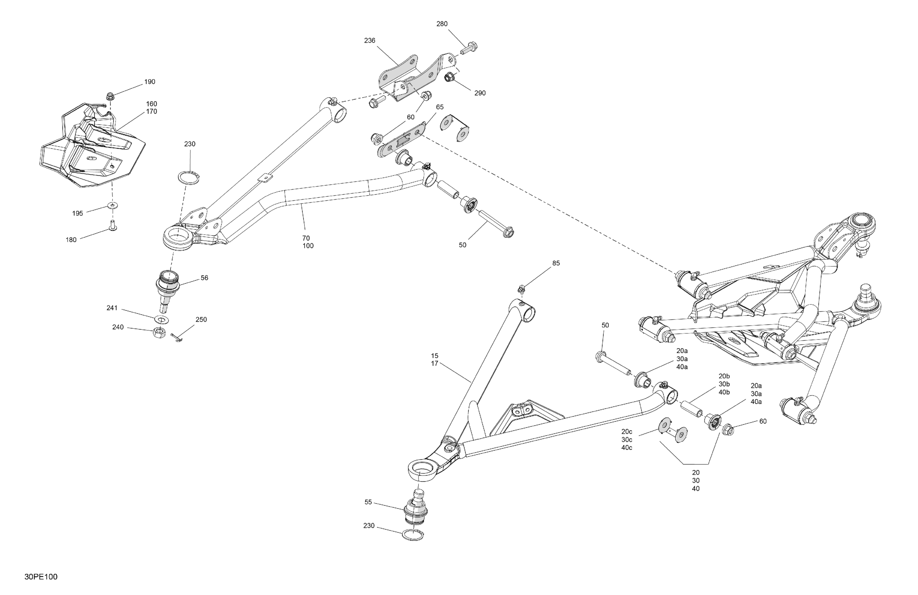 Схема узла: Suspension - Front Components